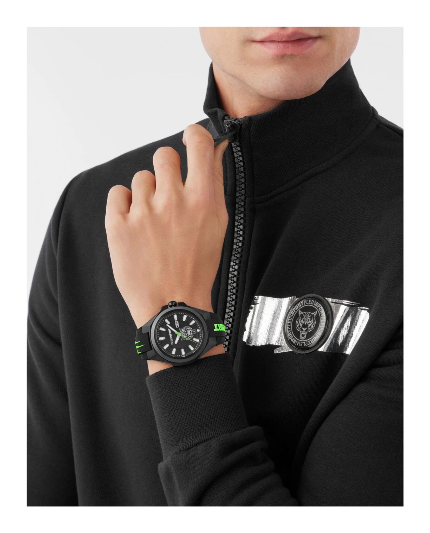 Plein Sport Tigermaster Silicone Watch - Image 5