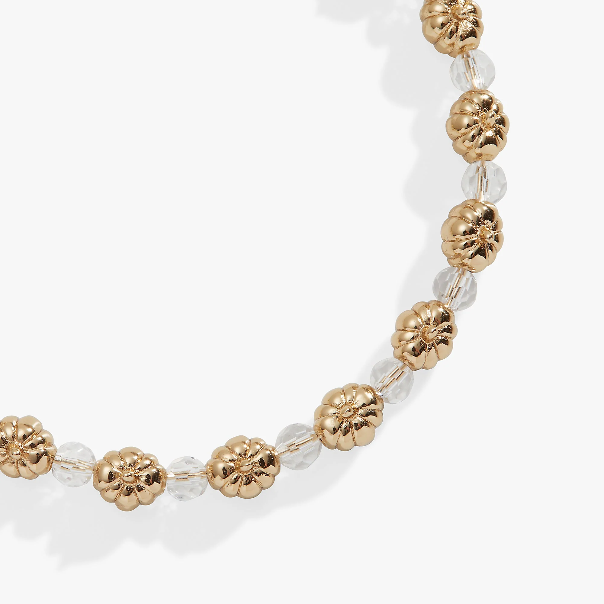 Pumpkin + Crystal Beaded Bangle - Image 3