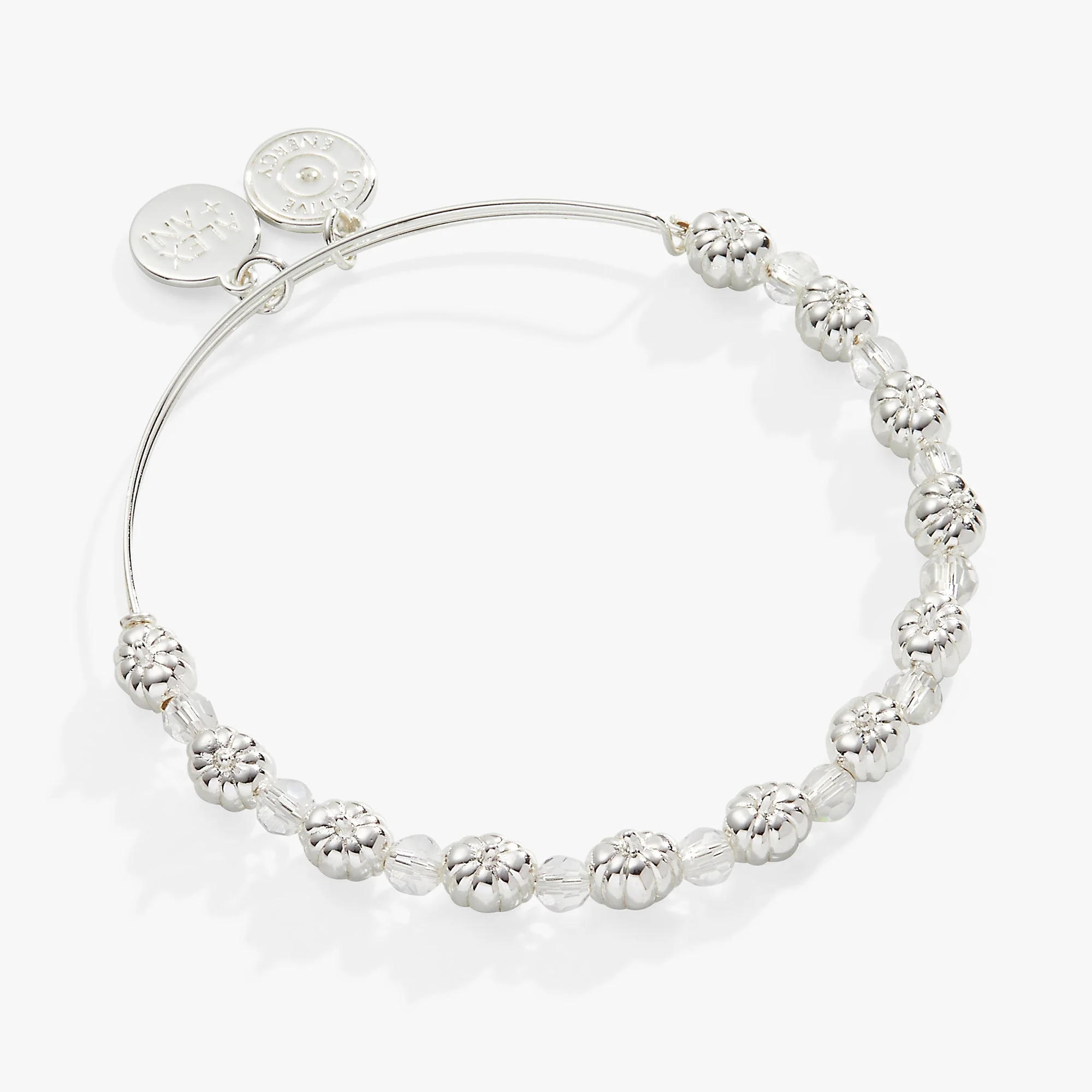 Pumpkin + Crystal Beaded Bangle - Image 4