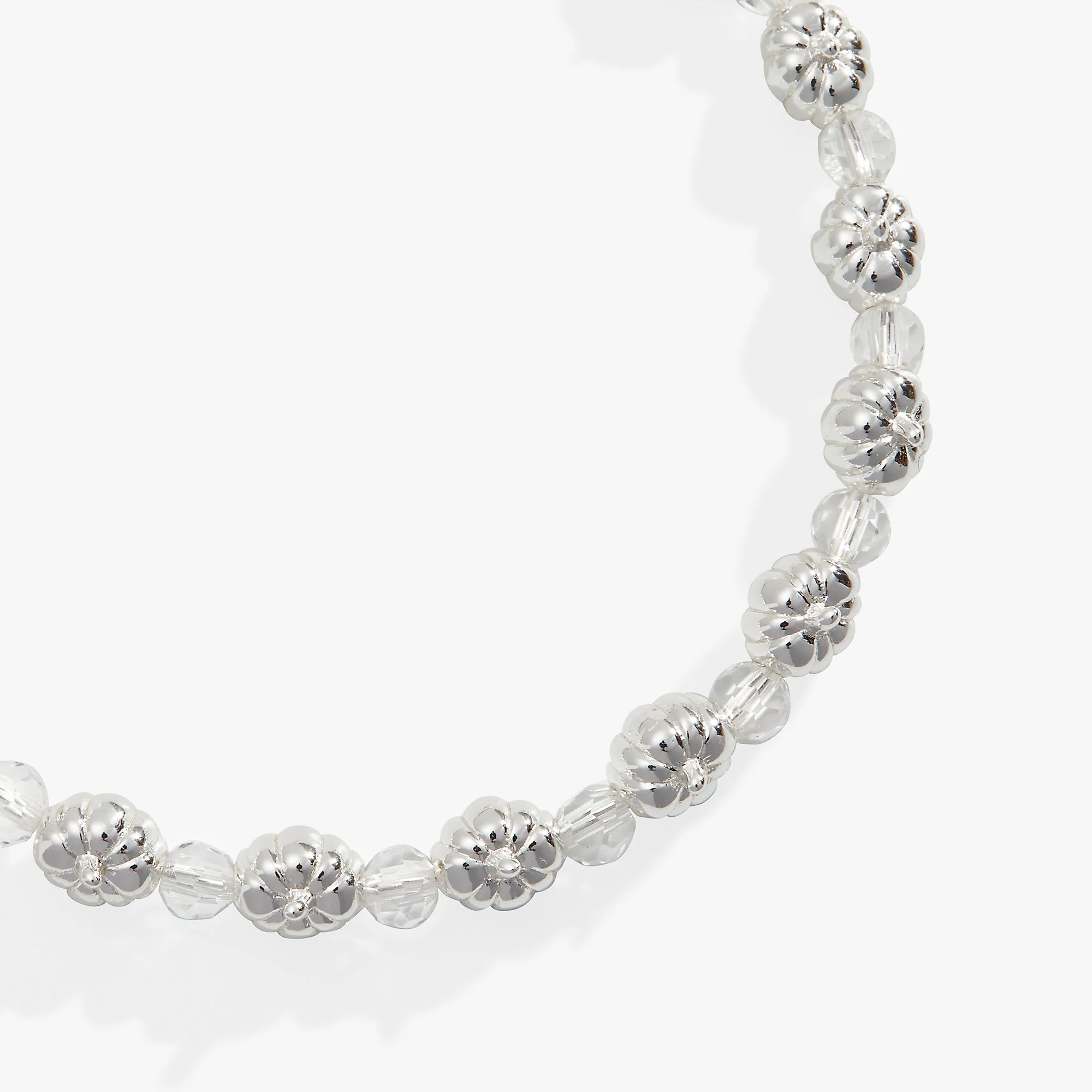Pumpkin + Crystal Beaded Bangle - Image 5