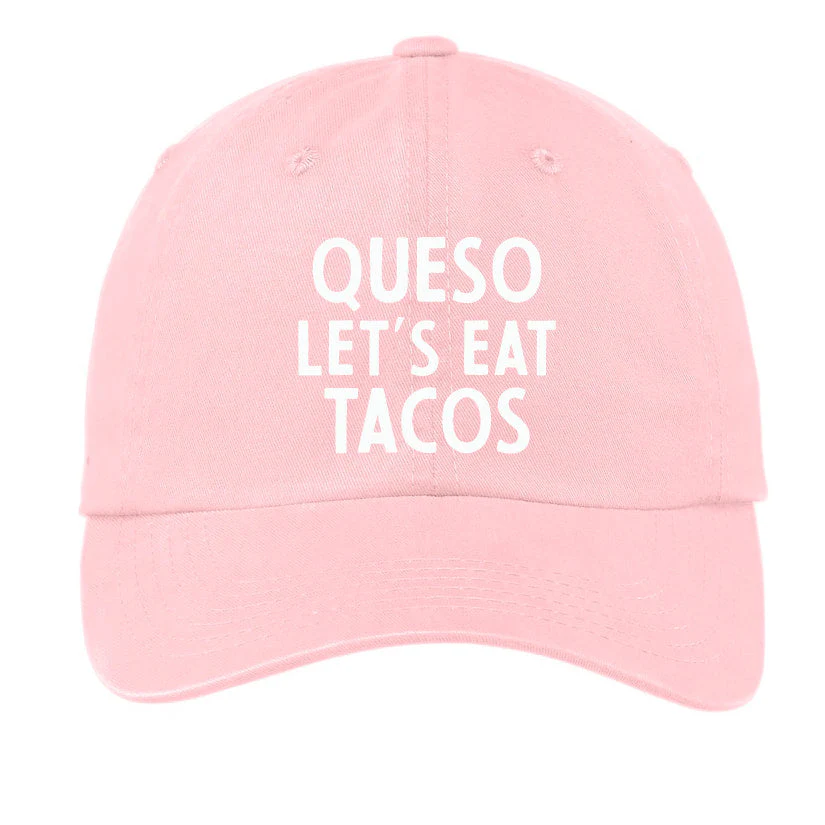 Frankie Jean Queso Let's Eat Tacos Baseball Cap - Image 12