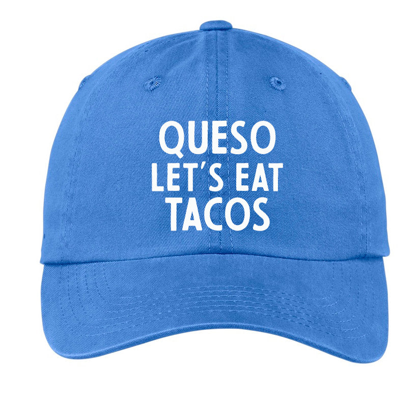 Frankie Jean Queso Let's Eat Tacos Baseball Cap - Image 7