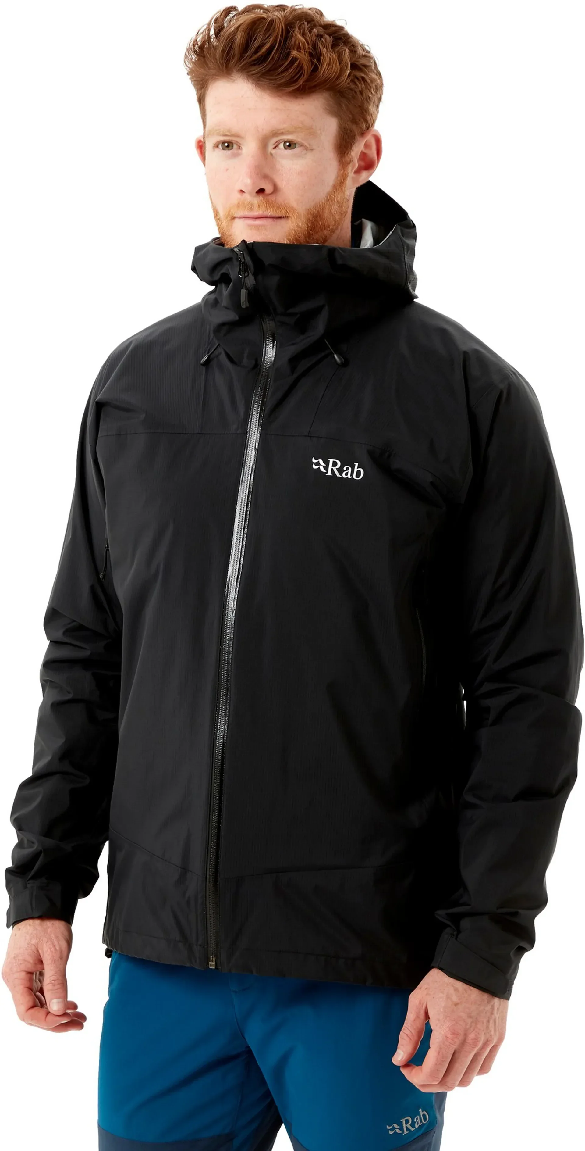 Men's Rab Downpour Plus 2.0 Waterproof Jacket - Image 2