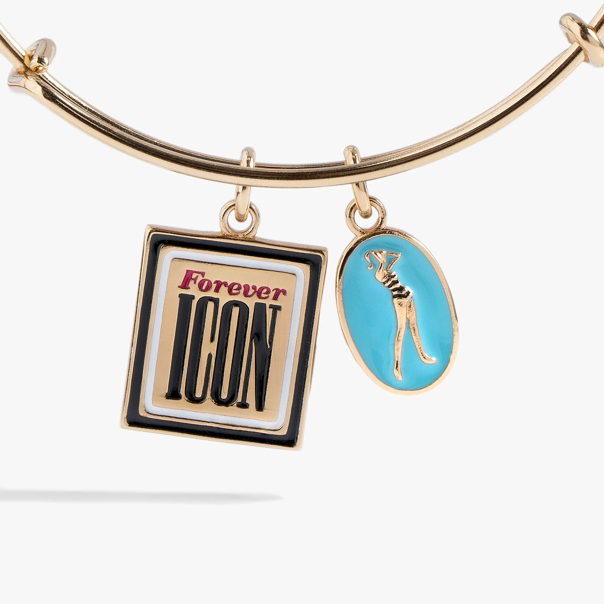 Retro Barbie™ Duo Charm Bangle - Image 2