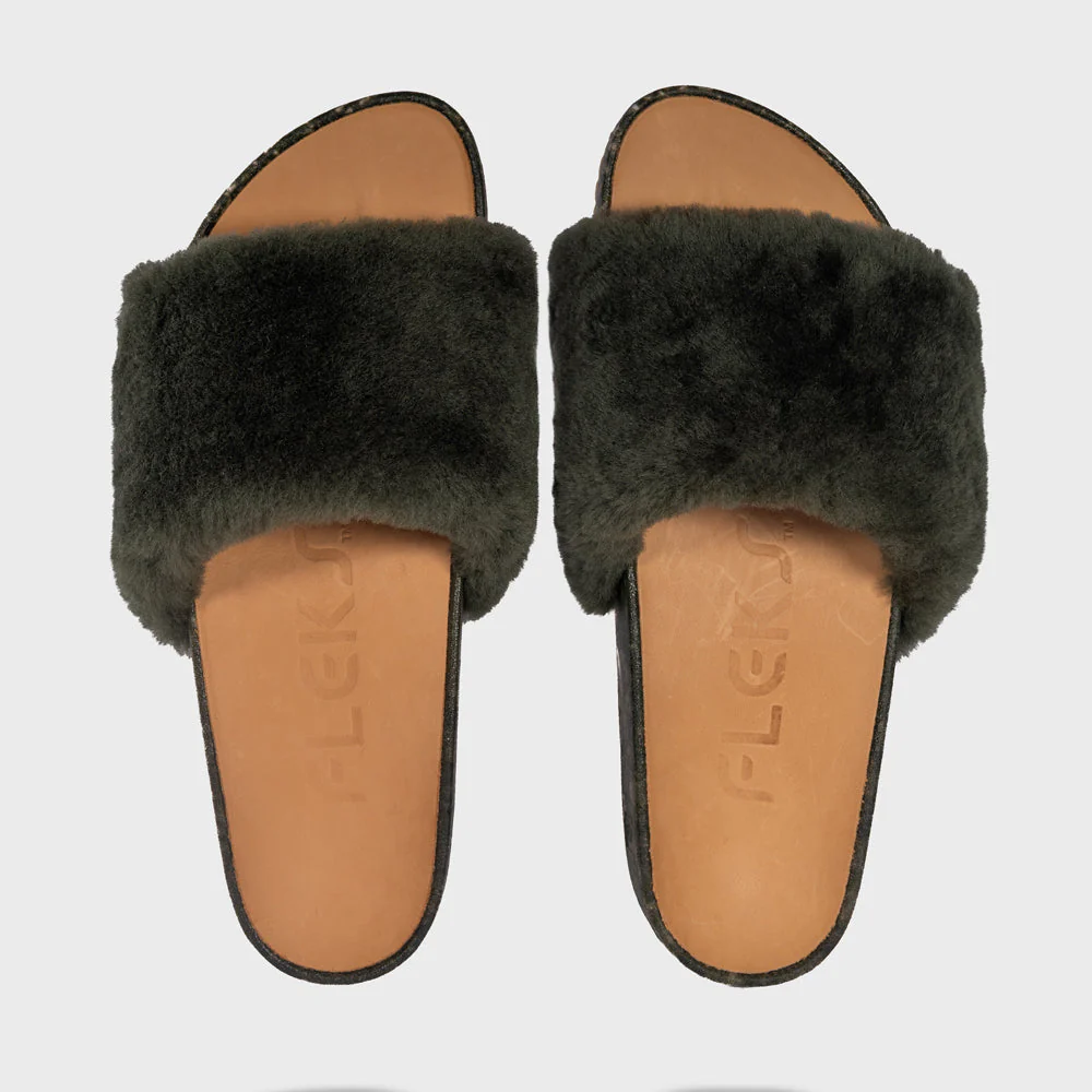 Fleks Unisex San Ysidro Slide - Forest - Image 6