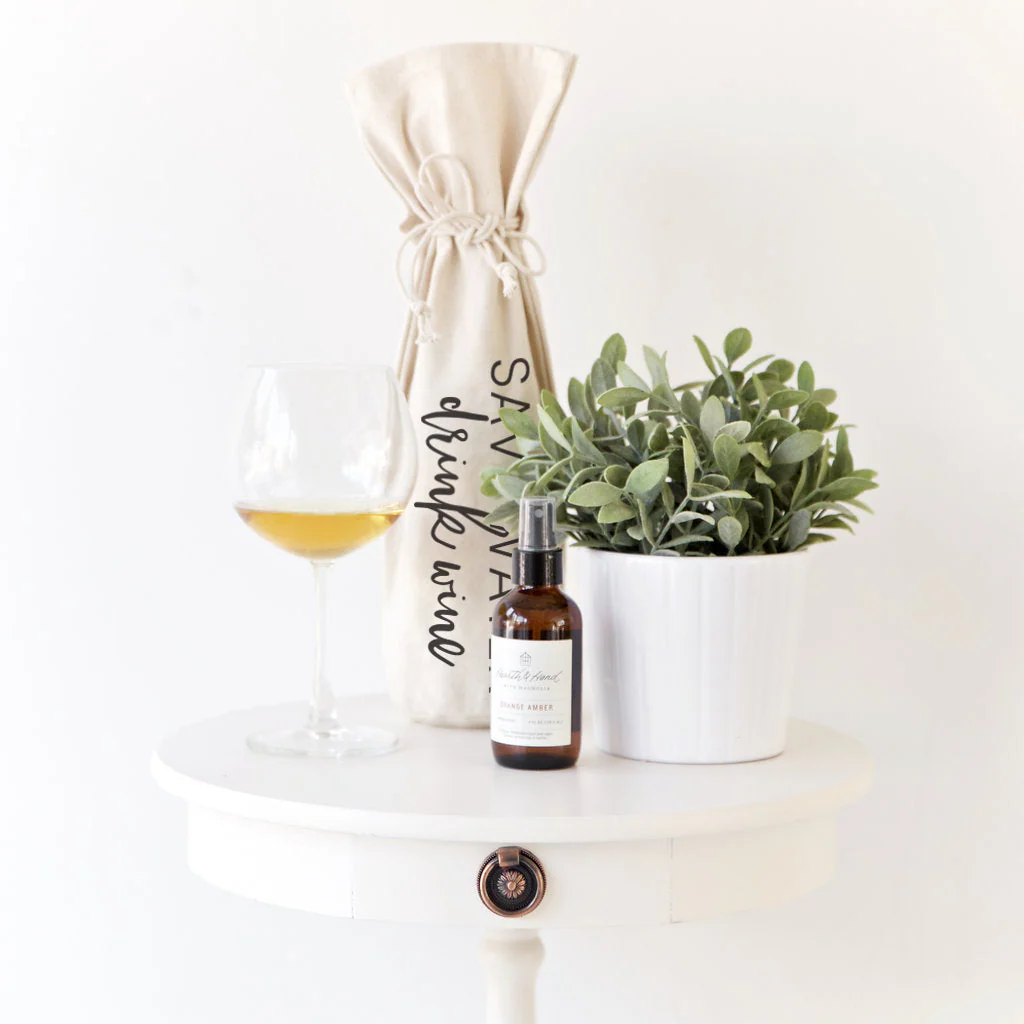 Save Water, Drink Wine Canvas Wine Bag by The Cotton & Canvas Co. - Image 4