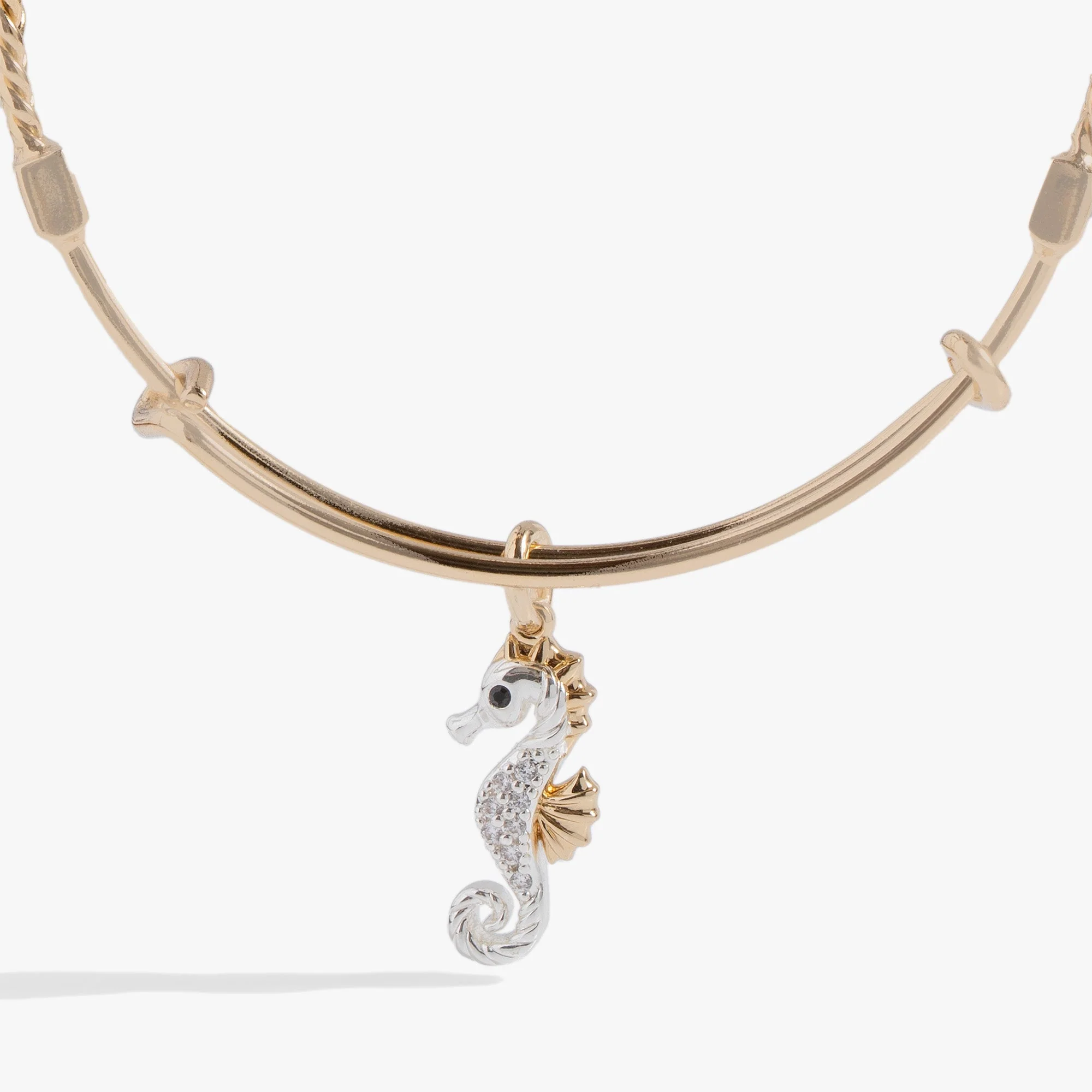 Seahorse Charm Bangle - Image 2
