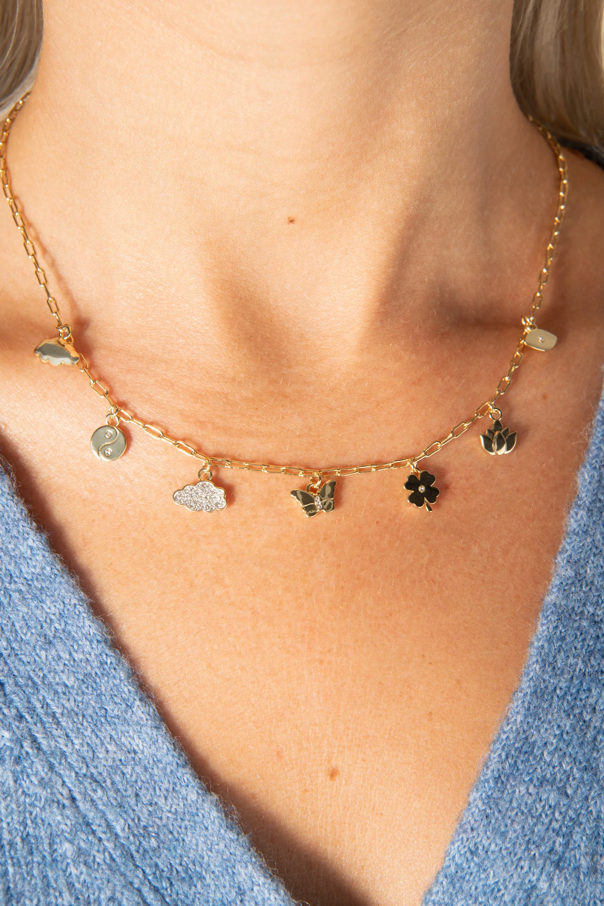 Silver Linings Charm Necklace - Image 2