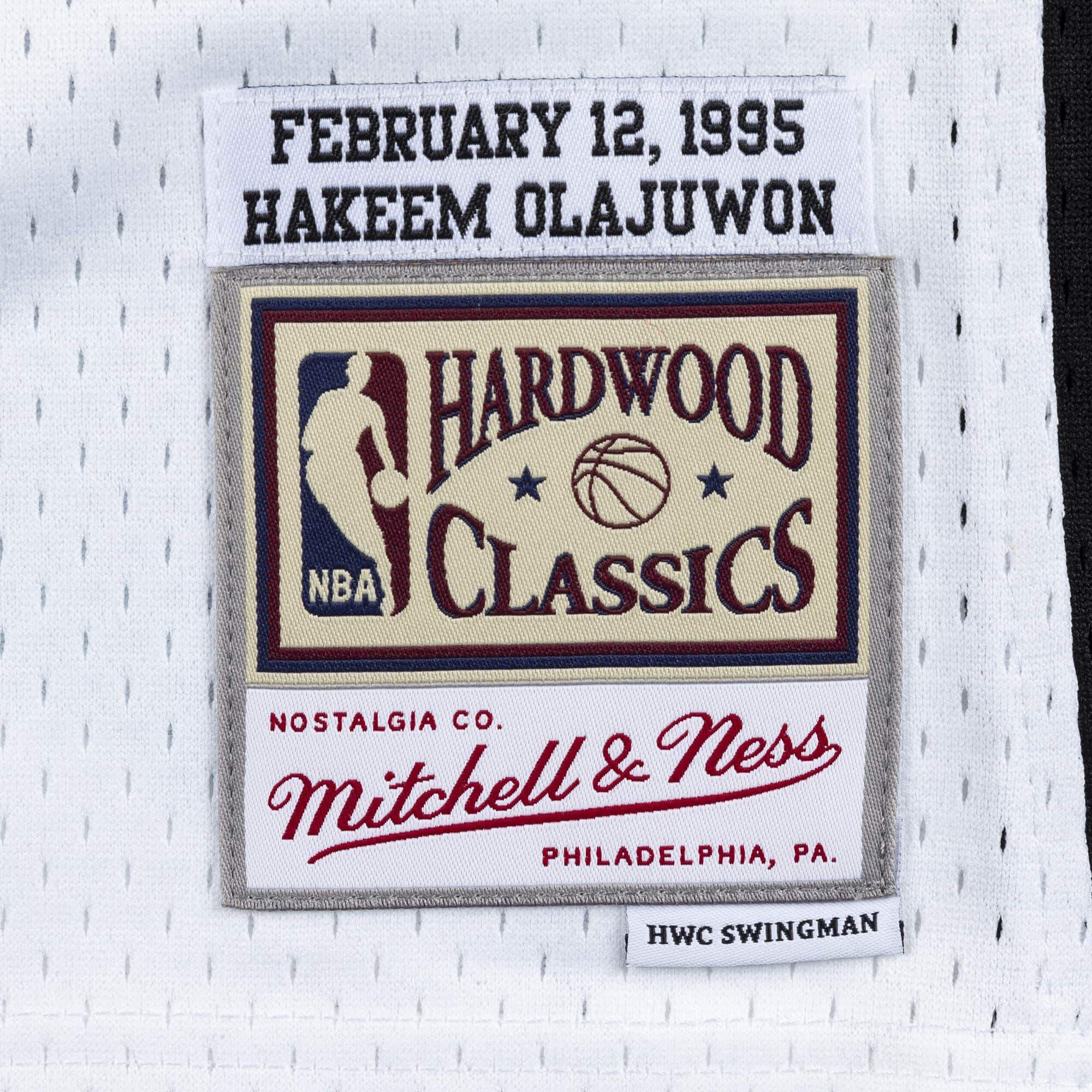 Men's Mitchell & Ness NBA Sublimated Swingman Jersey Allstar West 95 Olajuwon - Image 3