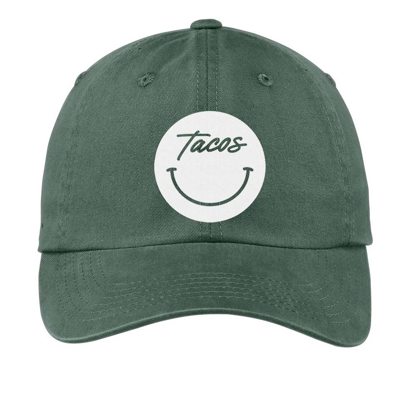 Frankie Jean Tacos Cursive Smile Baseball Cap - Image 10