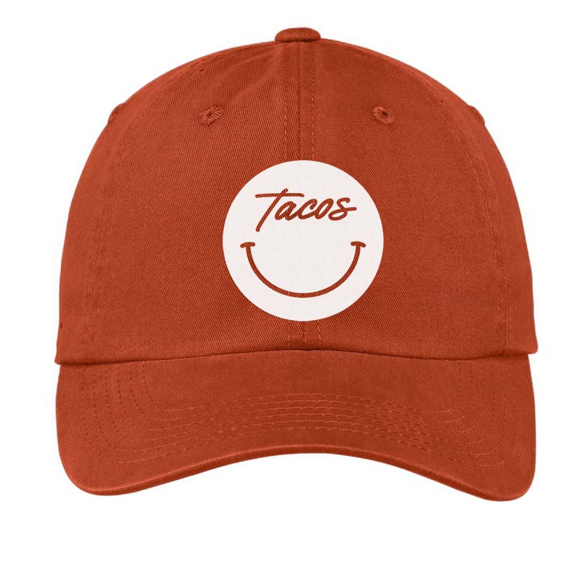 Frankie Jean Tacos Cursive Smile Baseball Cap - Image 12