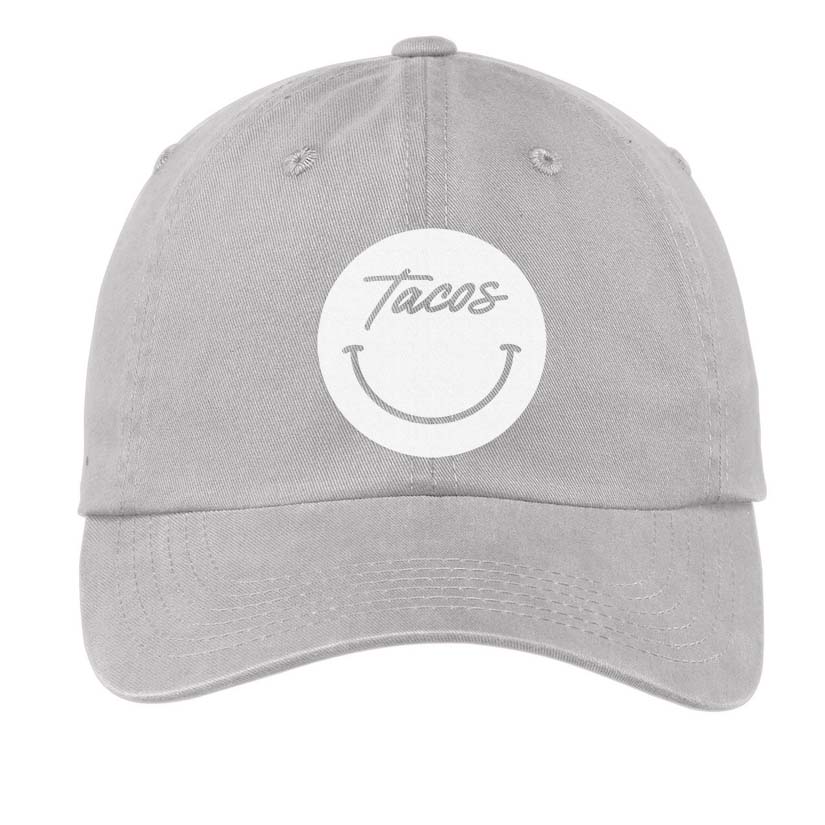 Frankie Jean Tacos Cursive Smile Baseball Cap - Image 8