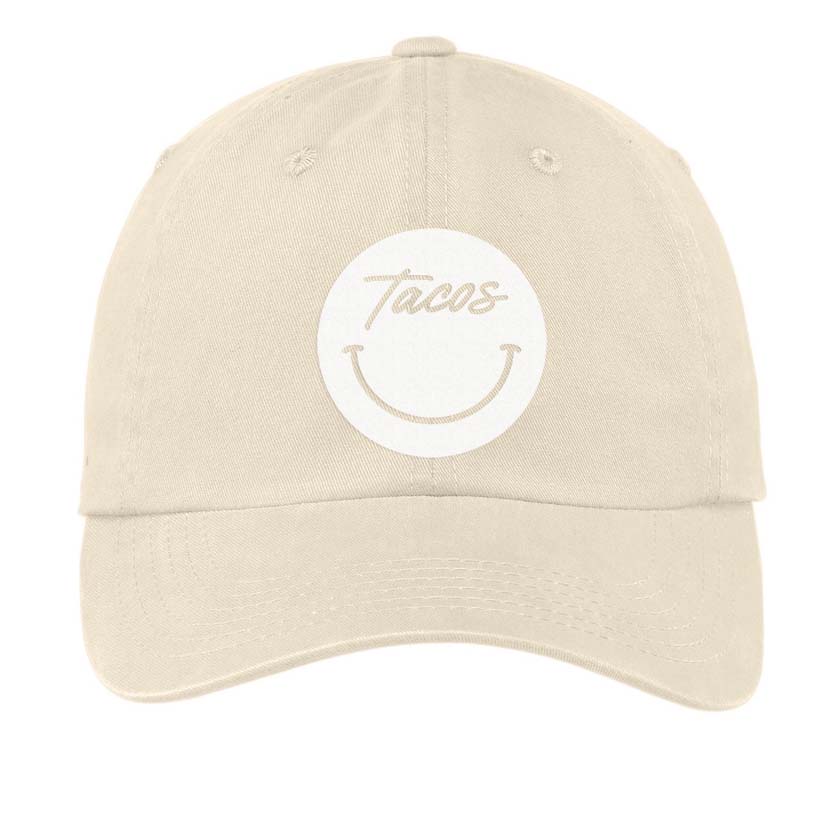 Frankie Jean Tacos Cursive Smile Baseball Cap - Image 9
