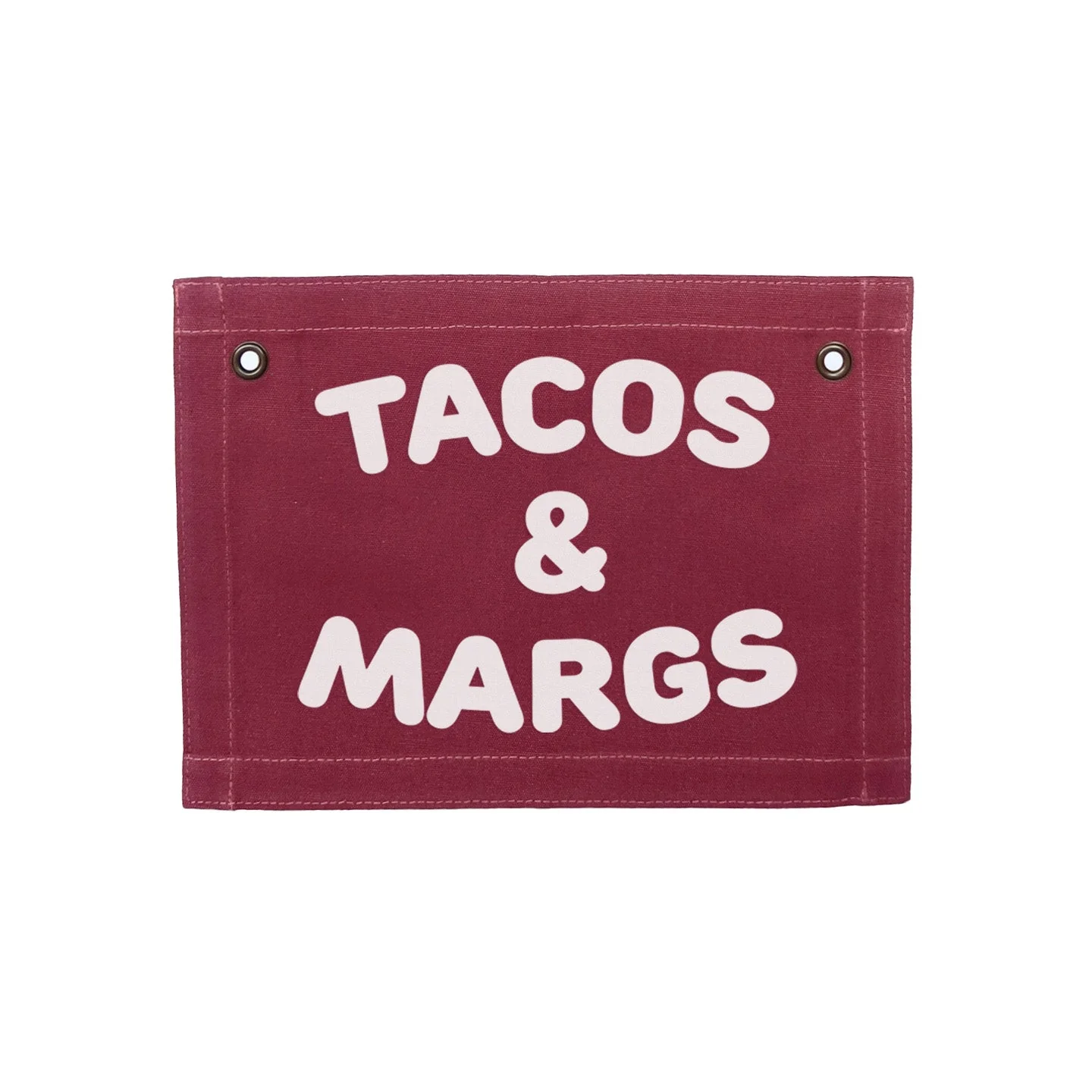 Frankie Jean Tacos & Margs Small Canvas Flag - Image 8