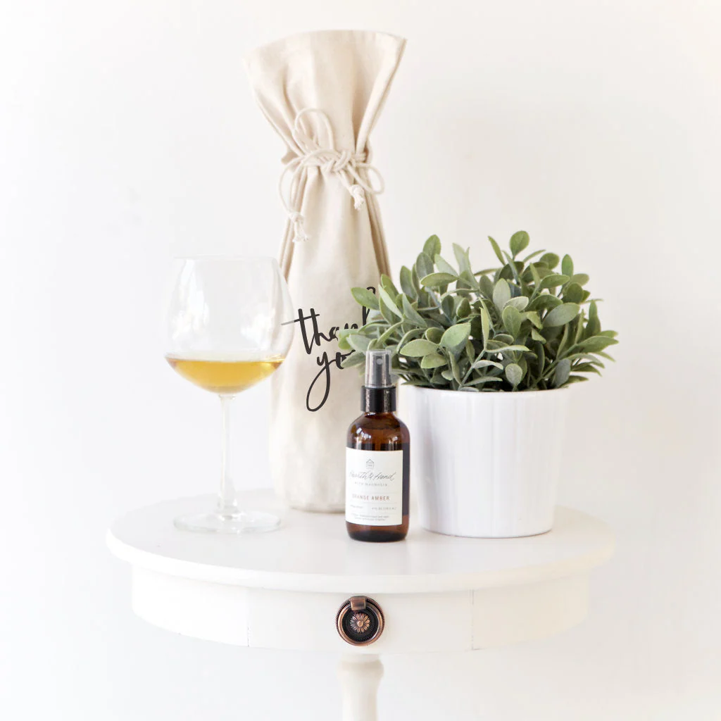 Thank You Cotton Canvas Wine Bag by The Cotton & Canvas Co. - Image 4