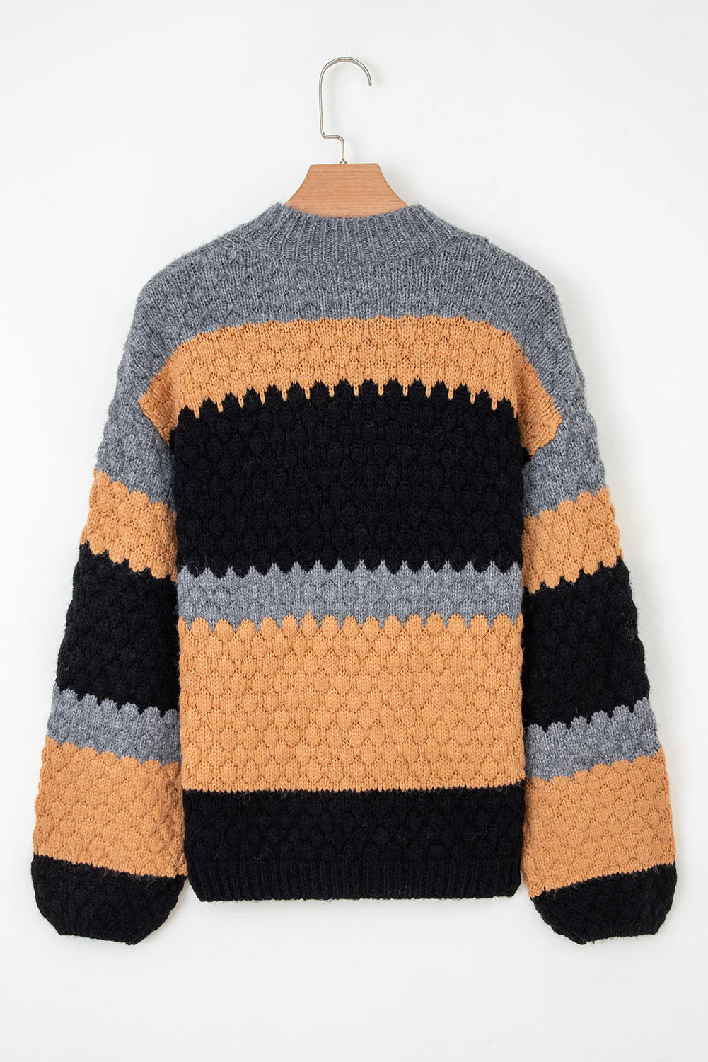 Threaded Pear Abigail Block High Baggy Sweater - Image 2