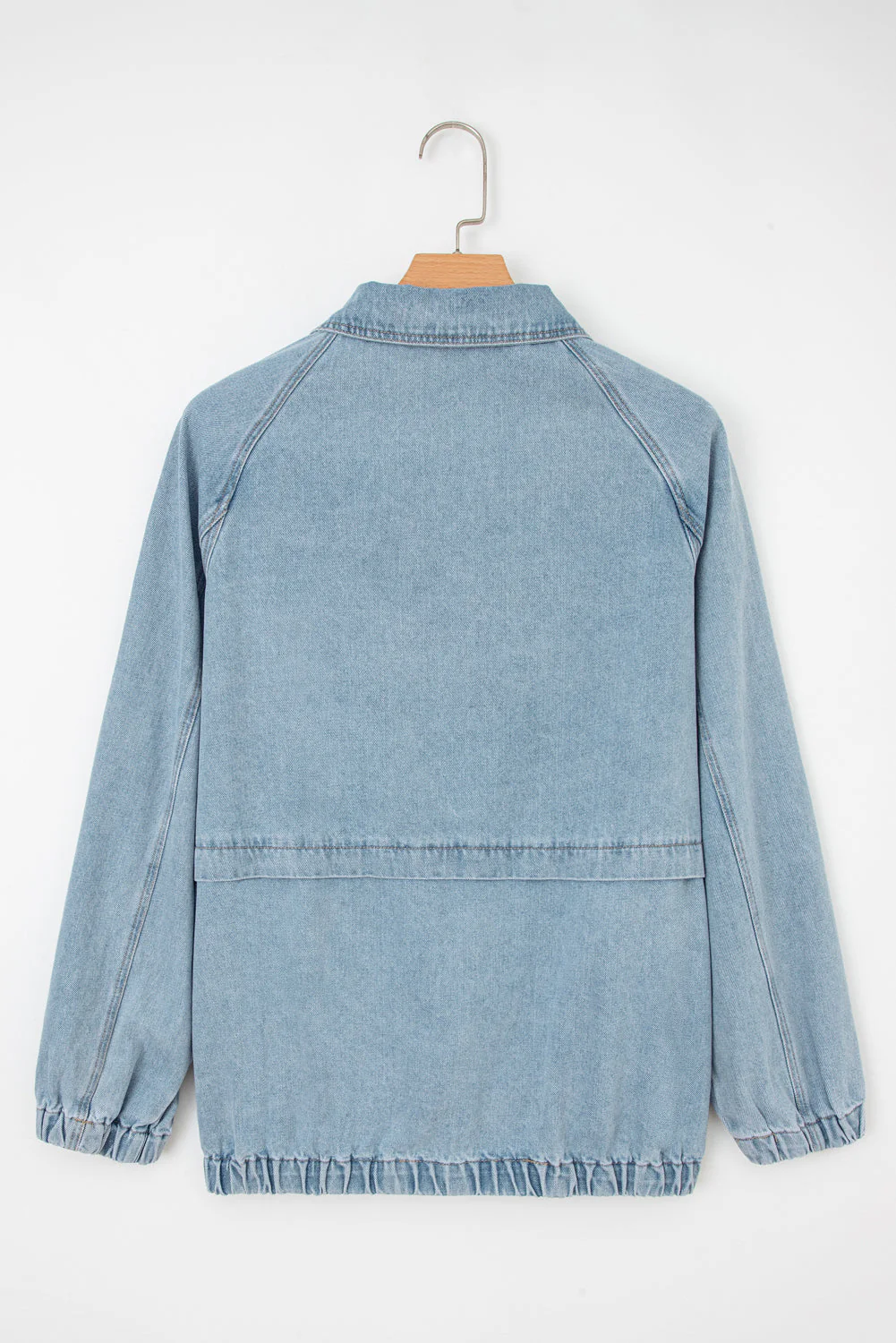 Threaded Pear Abigail Collared Zip Up Jacket - Image 2