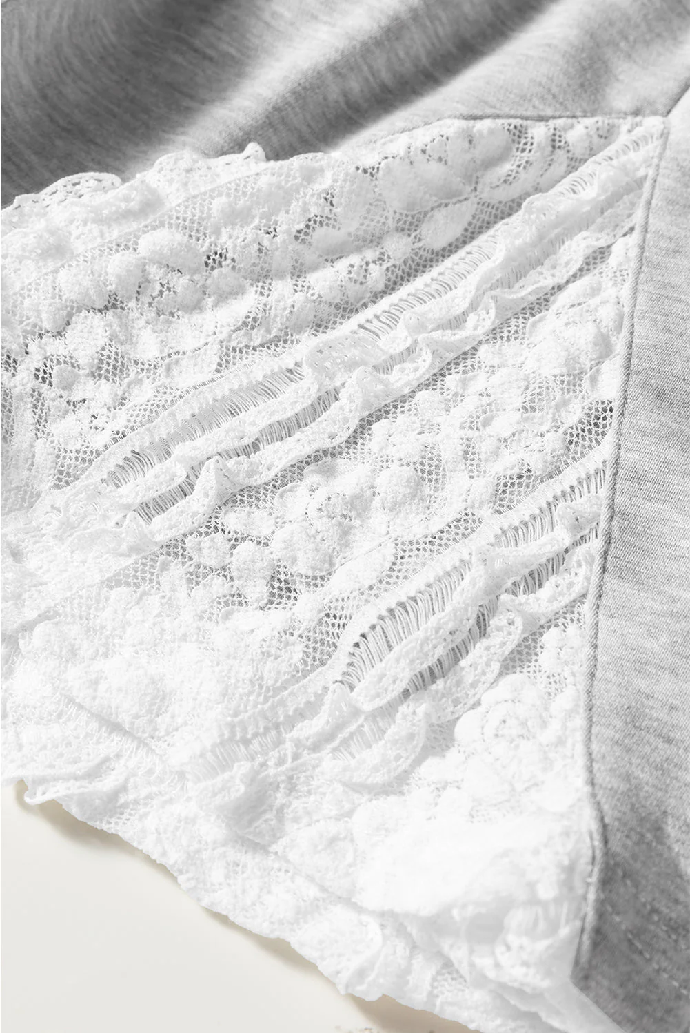 Threaded Pear Amelia Patchwork Drop Shoulder Pullover - Image 7