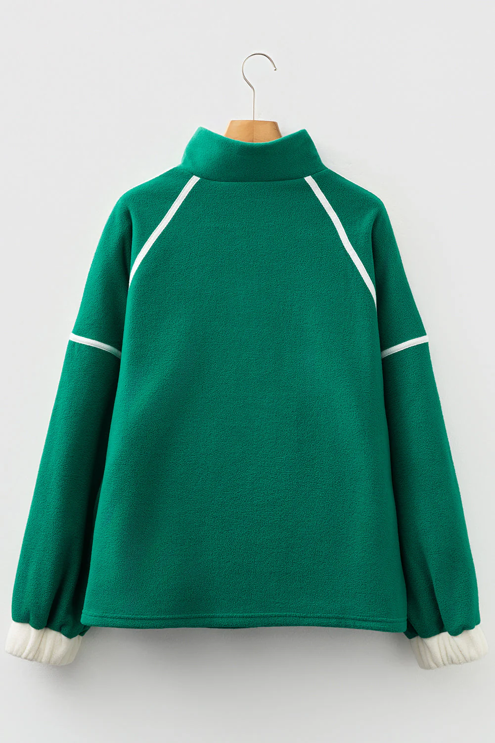 Threaded Pear Ava Contrast Trim Fleece Plus Sweatshirt - Image 10