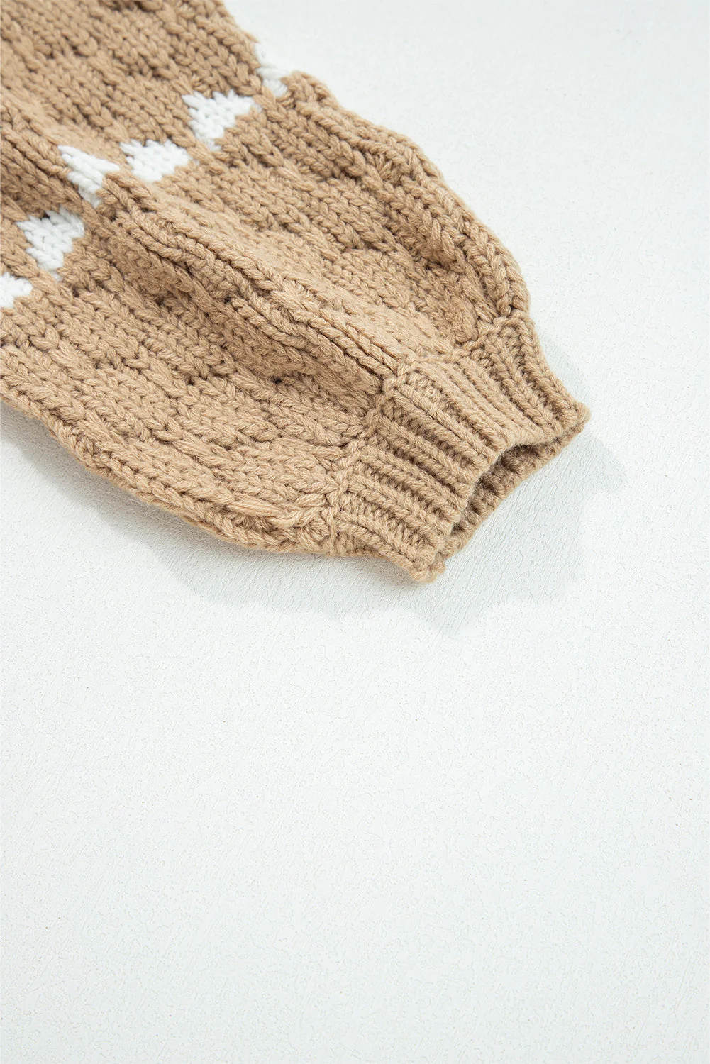Threaded Pear Avery Puff Sleeve Baggy Sweater - Image 5