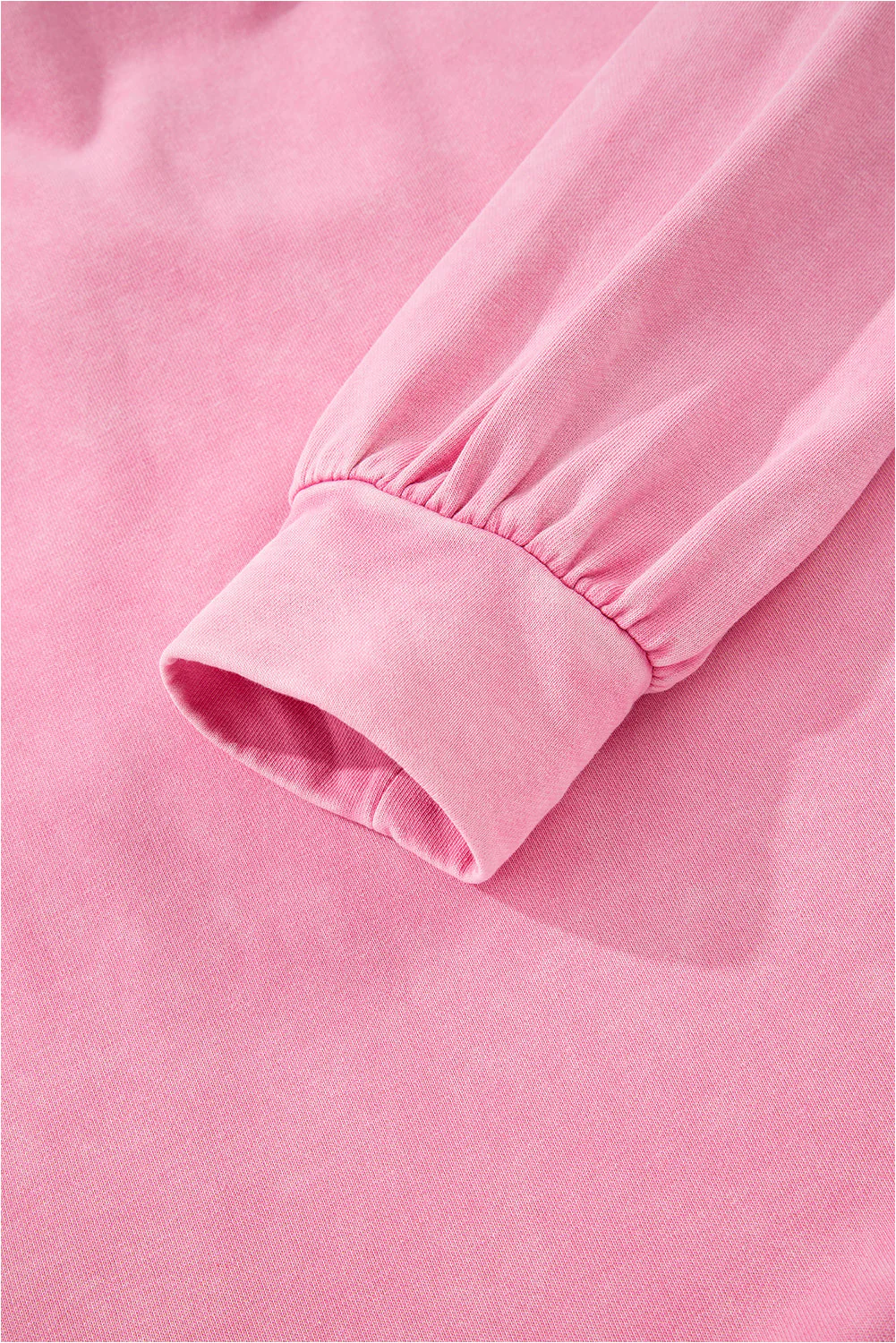 Threaded Pear Bonbon Waffle Bowknot Patchwork Graphic Mineral Wash Plus Size Sweatshirt - Image 10
