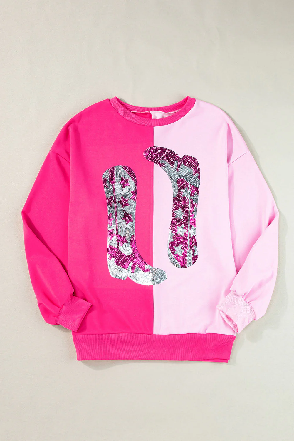 Threaded Pear Doraria Cowgirl Boots Graphic Sweatshirt - Image 7