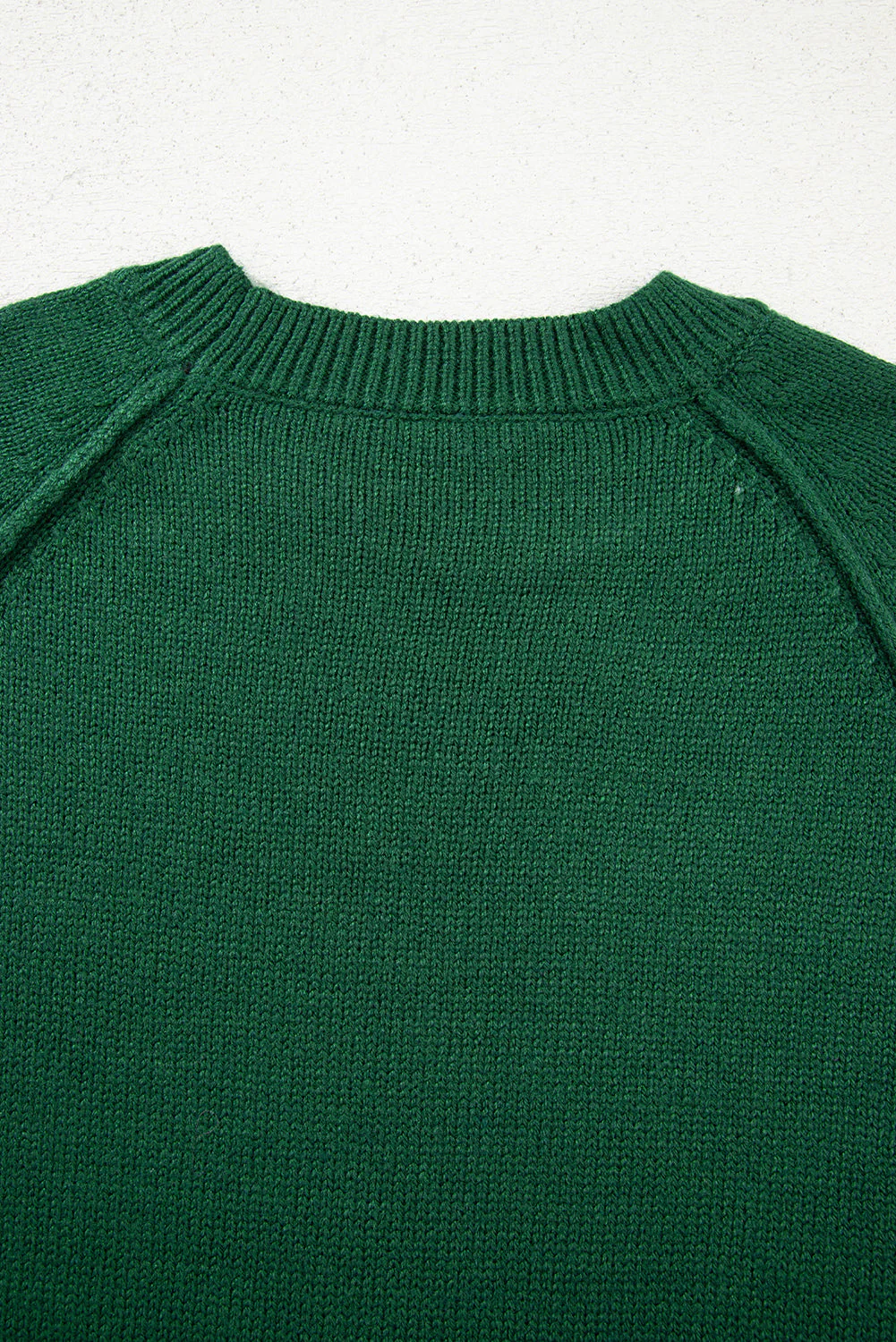 Threaded Pear Eleanor Evergreen Raglan Sleeve Sweater - Image 10