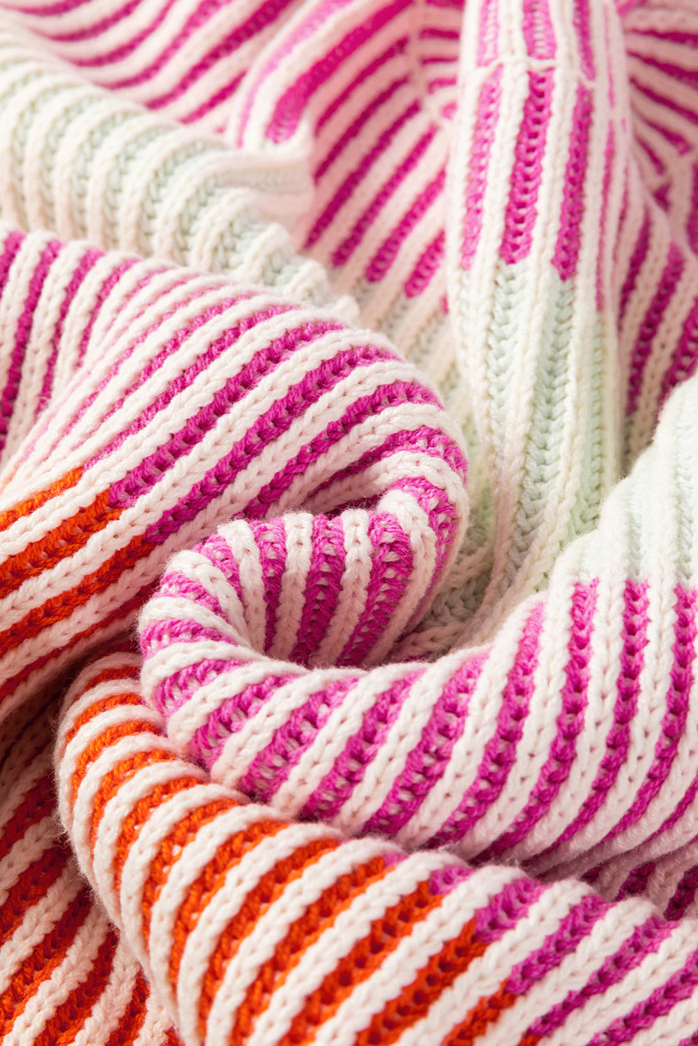 Threaded Pear Ella Knit Bubble Sleeve Sweater - Image 4