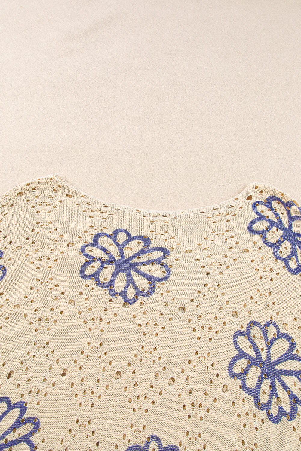 Threaded Pear Harper Eyelet Drop Shoulder Sweater - Image 6