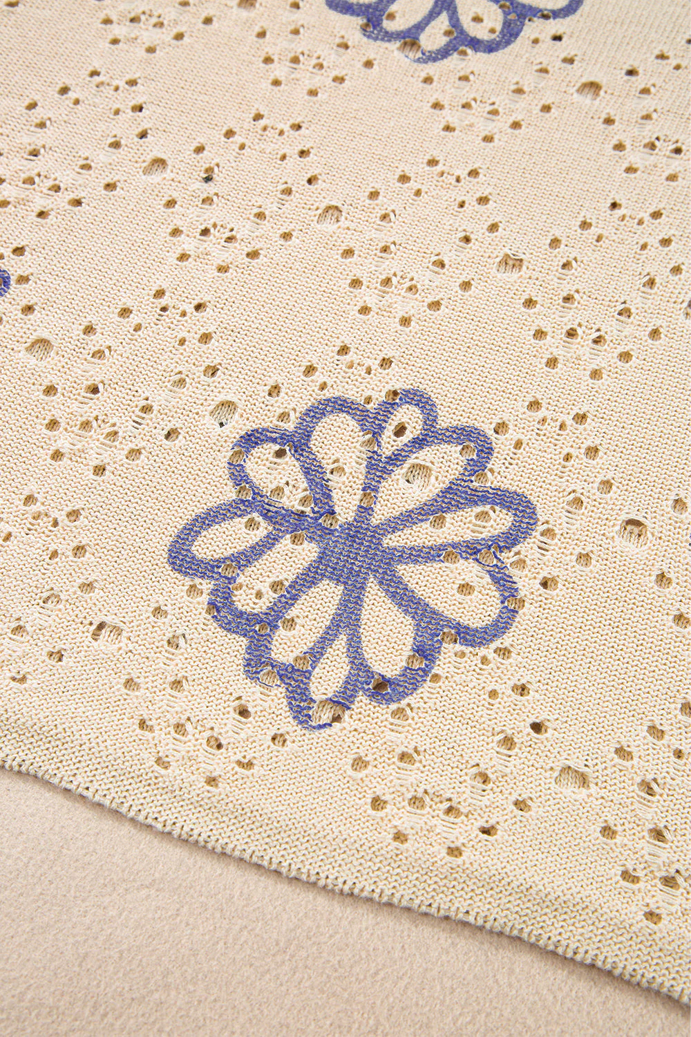 Threaded Pear Harper Eyelet Drop Shoulder Sweater - Image 8