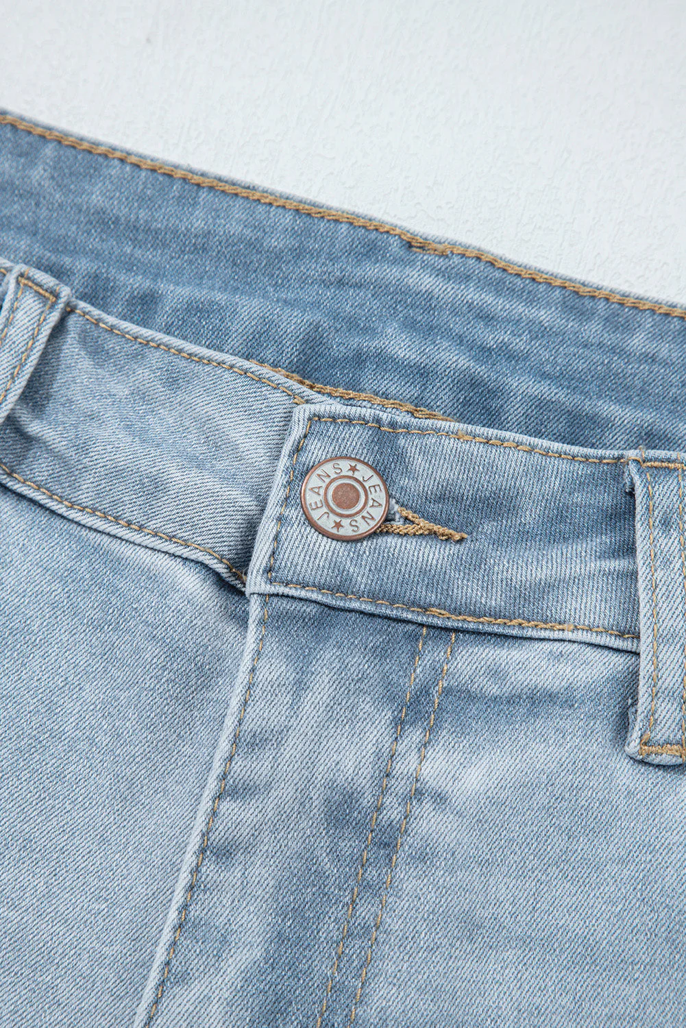Threaded Pear Kimberly Length Distressed Skinny Jeans - Image 3