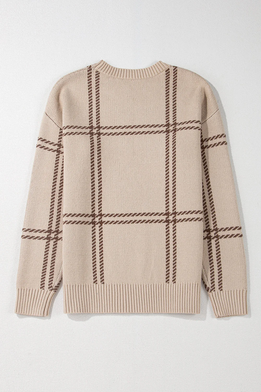 Threaded Pear Madison Knitted Drop Shoulder Sweater - Image 4