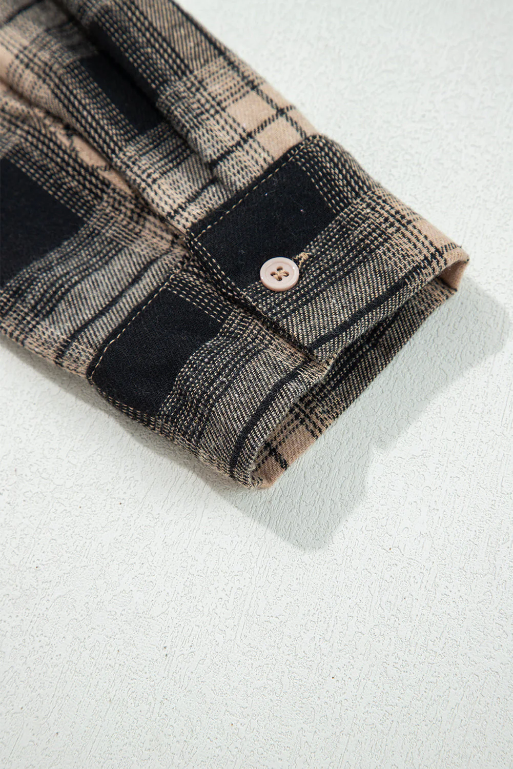 Threaded Pear Meredith Double Flap Brushed Shacket - Image 4