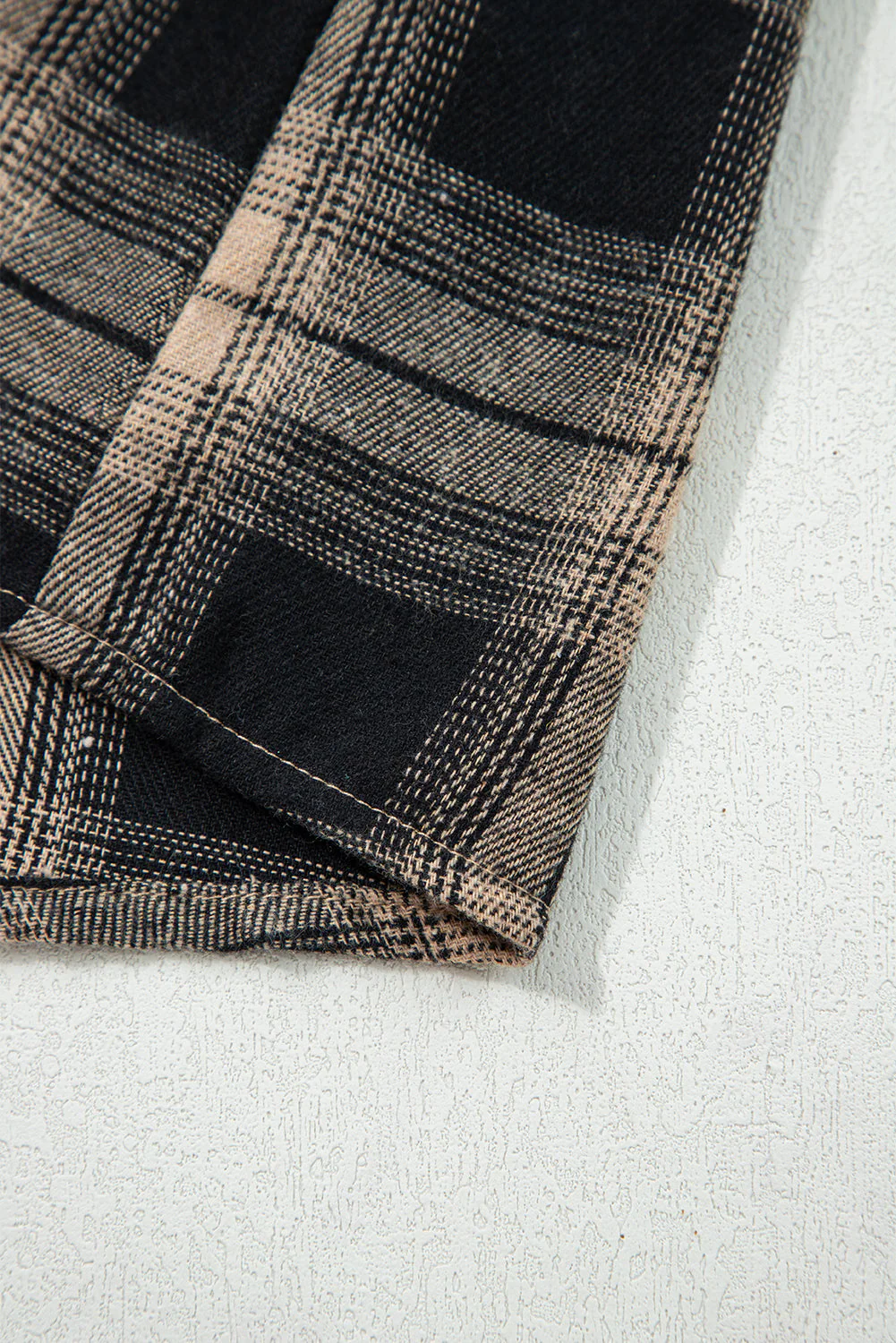 Threaded Pear Meredith Double Flap Brushed Shacket - Image 5