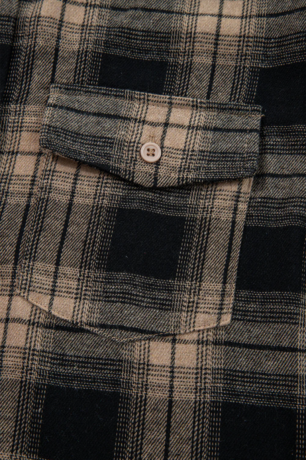 Threaded Pear Meredith Double Flap Brushed Shacket - Image 7