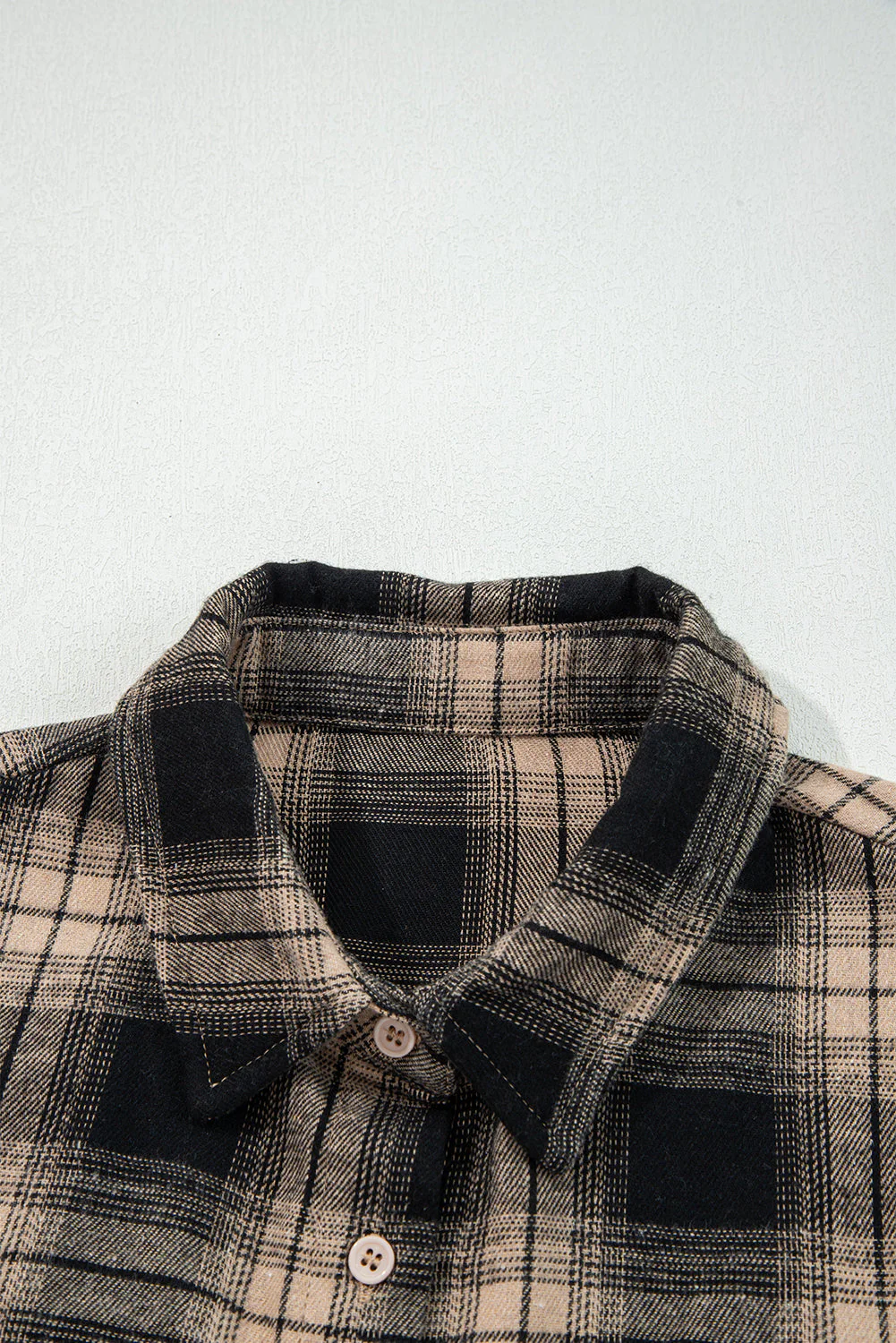 Threaded Pear Meredith Double Flap Brushed Shacket - Image 8