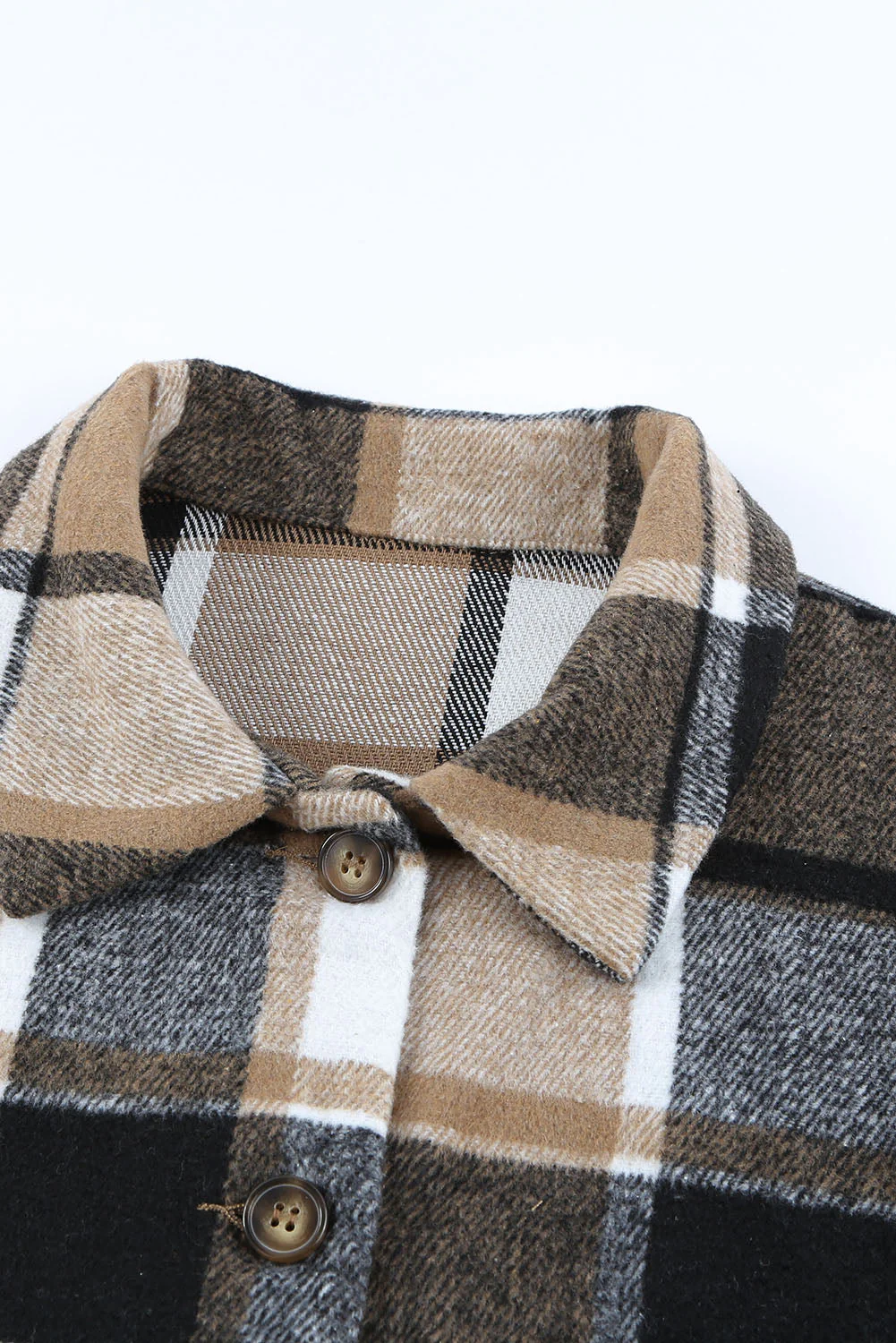 Threaded Pear Mia Plaid Print Shirt - Image 9