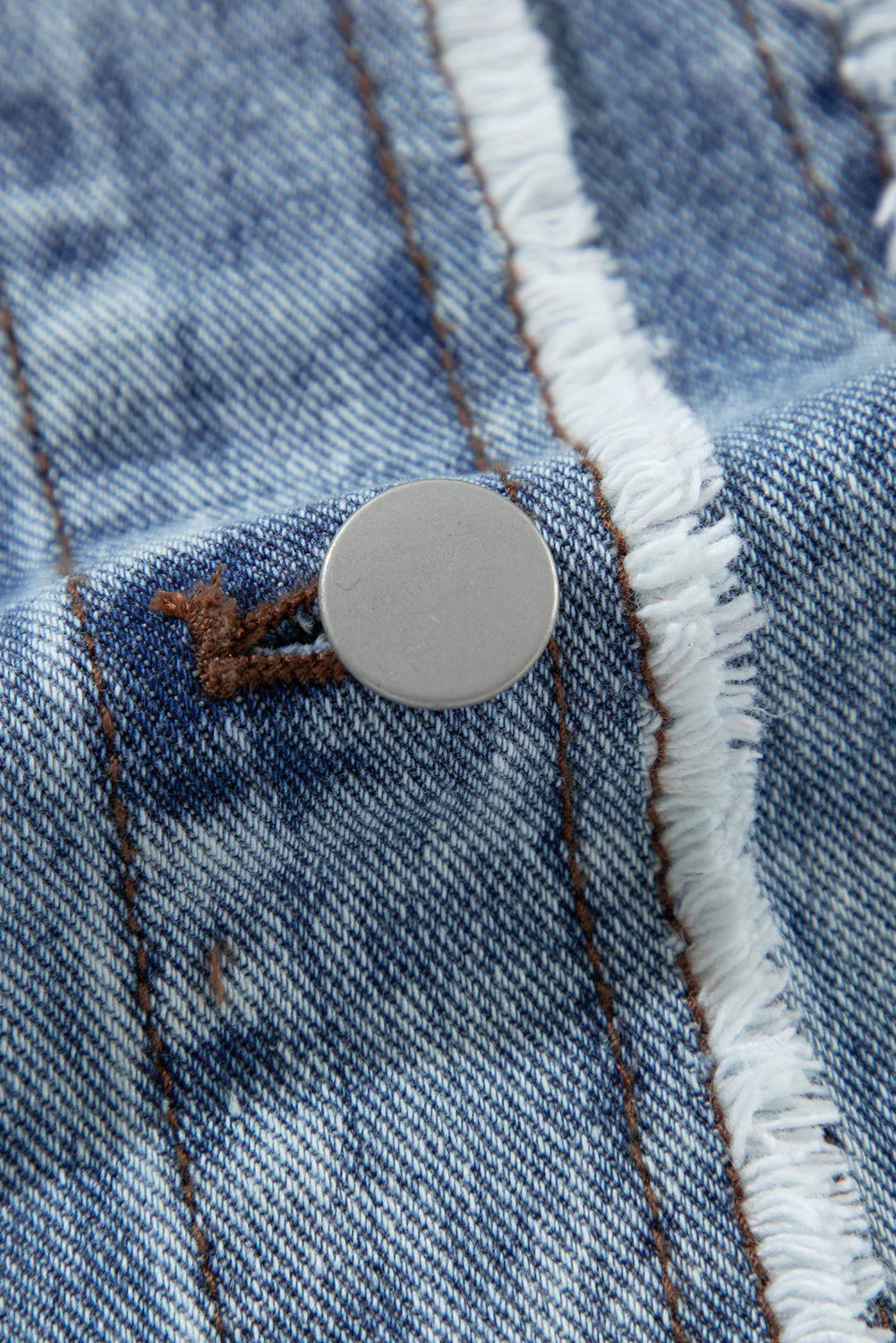 Threaded Pear Olivia Hooded Raw Hem Jacket - Image 10