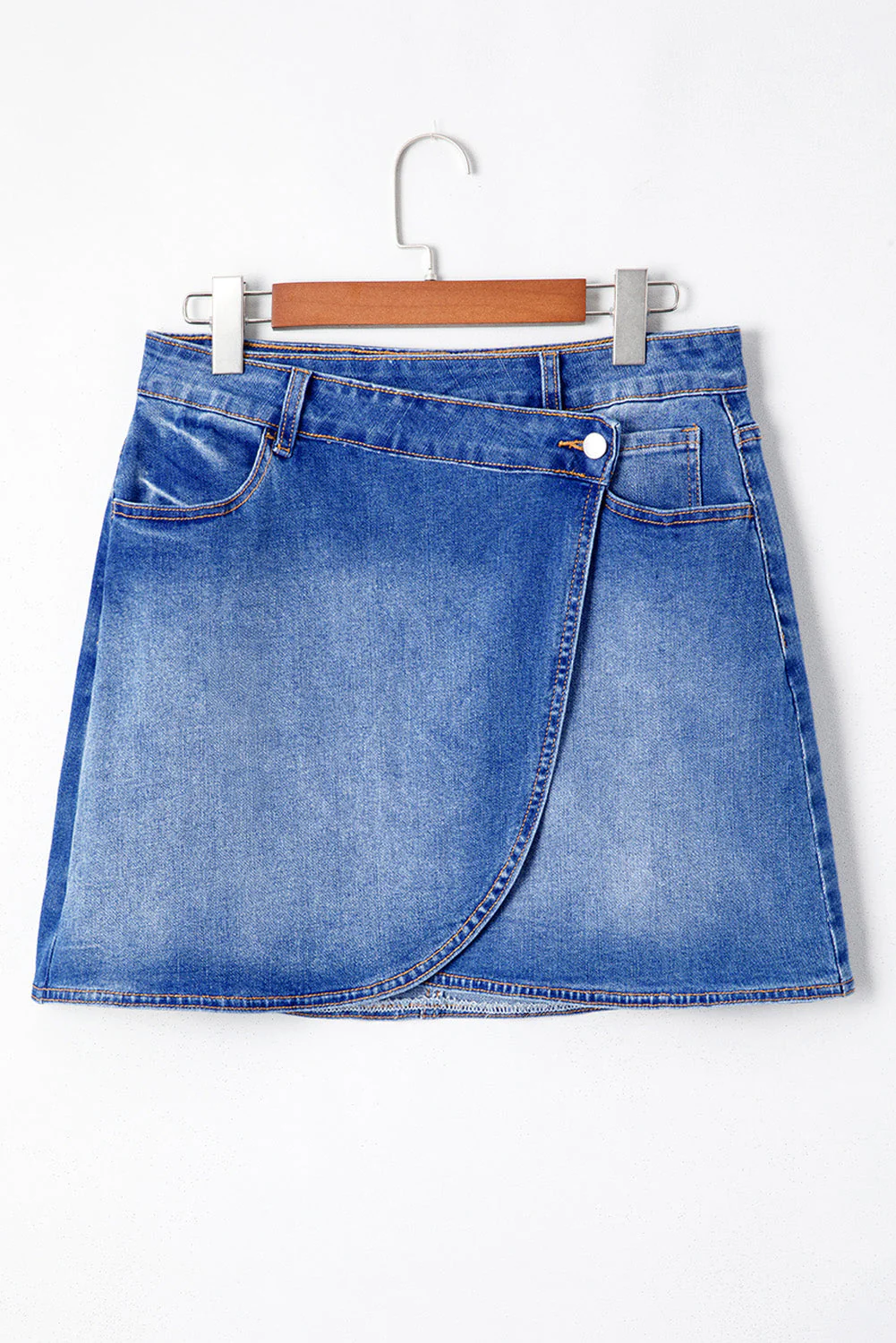 Threaded Pear Renamara Crossed Waist Mini Skirt