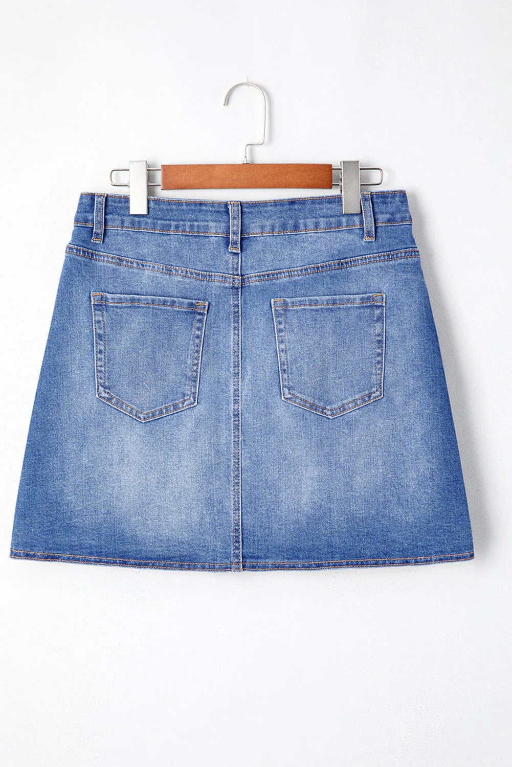 Threaded Pear Renamara Crossed Waist Mini Skirt - Image 2