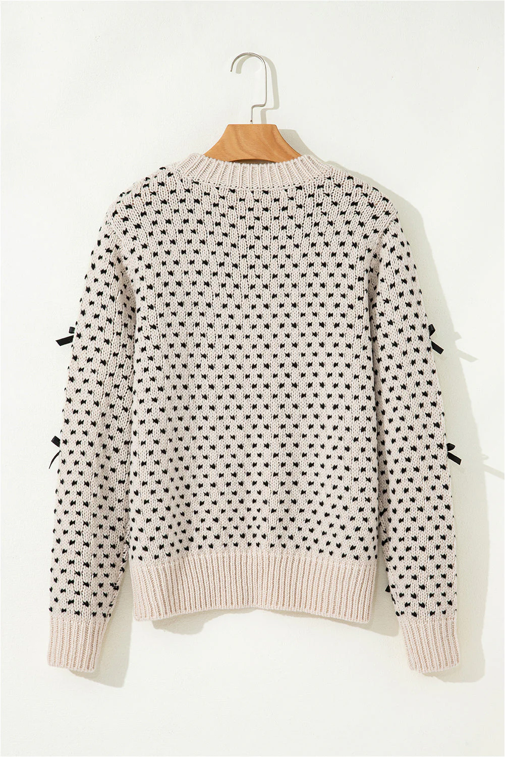 Threaded Pear Scarlett Contrast Ribbed Edge Sweater - Image 9