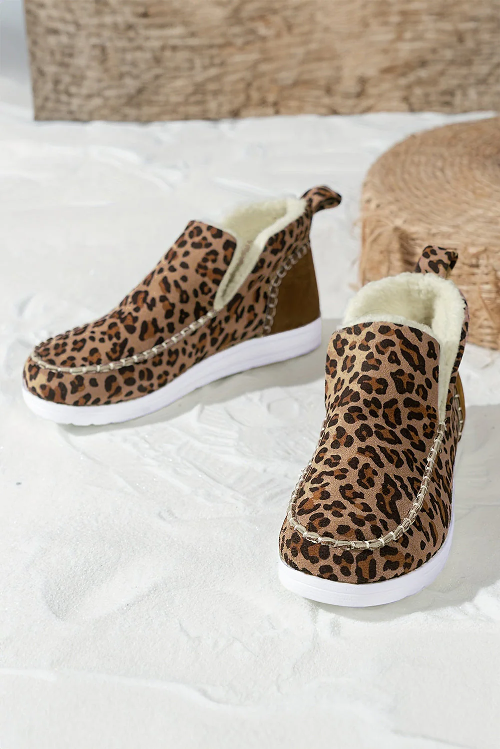 Threaded Pear Sofia Flat Winter Fur Boots - Image 5