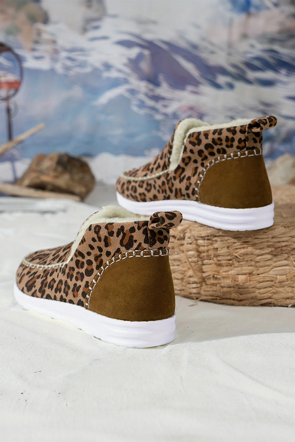 Threaded Pear Sofia Flat Winter Fur Boots - Image 6