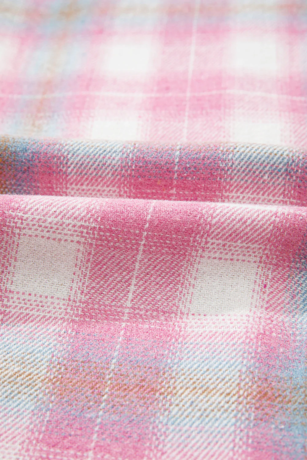 Threaded Pear Sophia Corduroy Flap Patchwork Shacket - Image 5