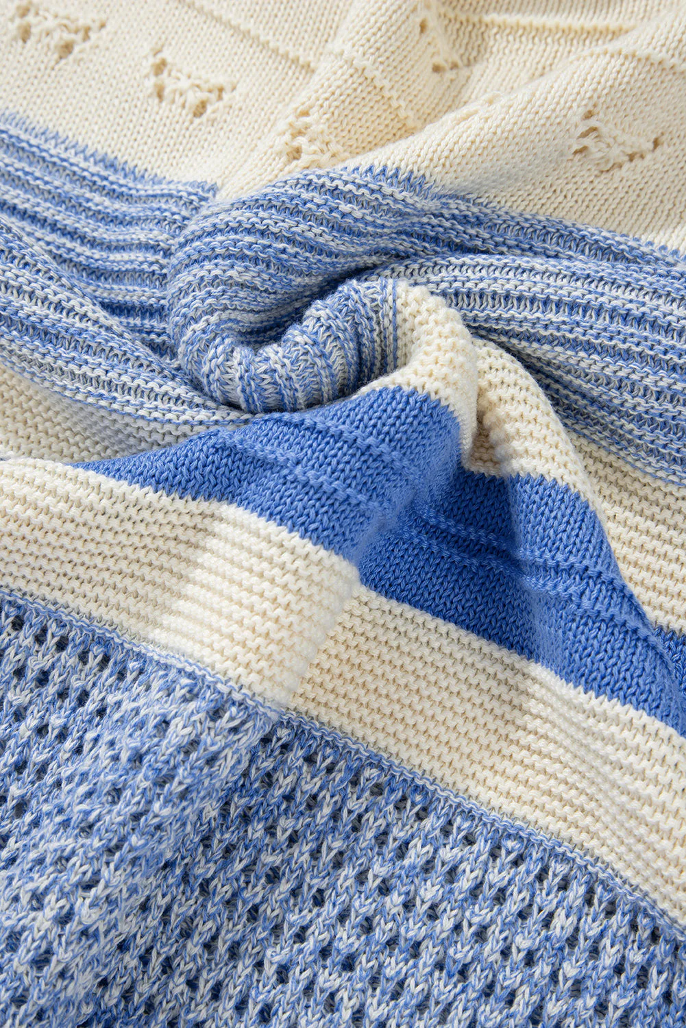 Threaded Pear Sophia Stitch Puff Sleeve Sweater - Image 6