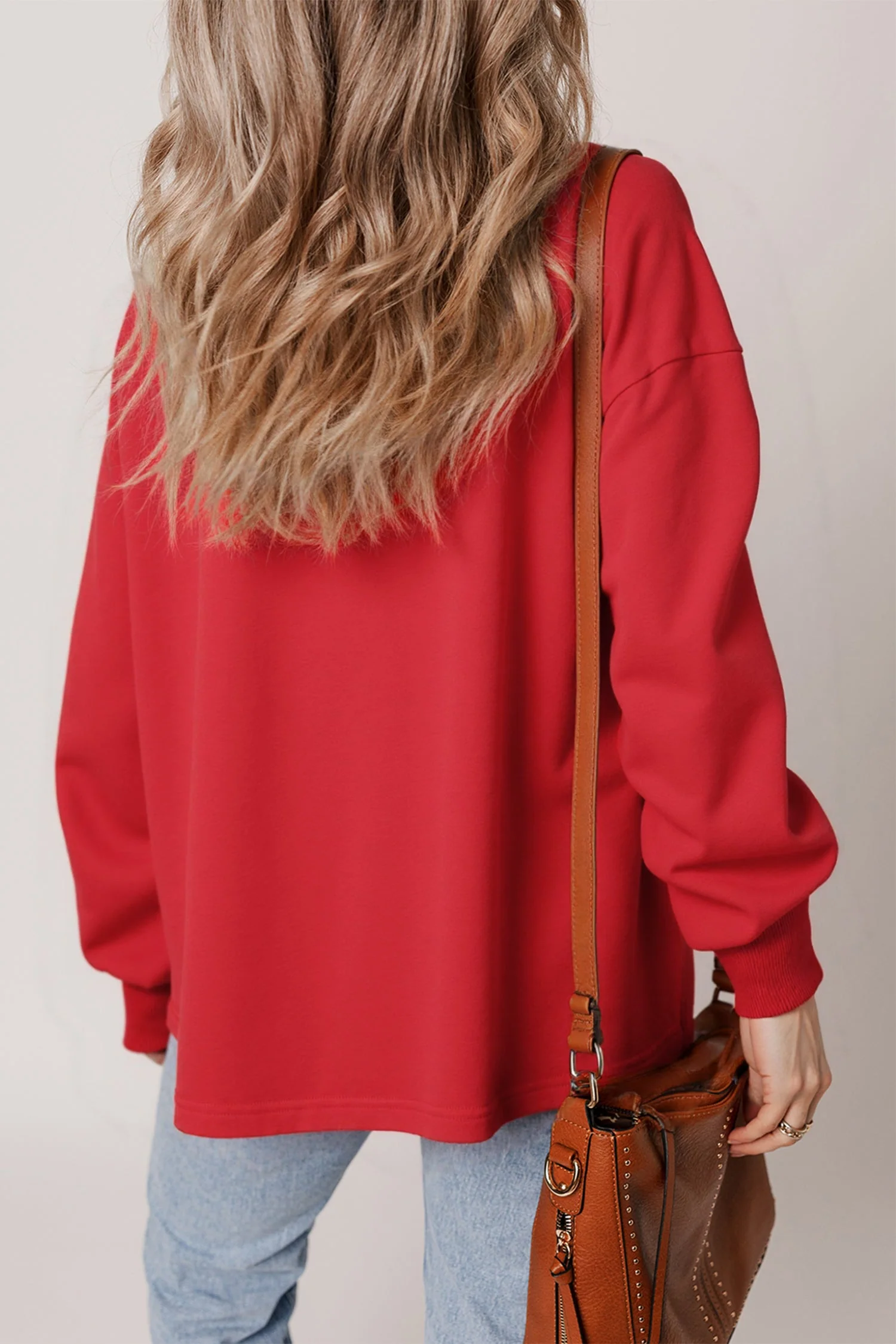 Threaded Pear Taraette Patched Drop Shoulder Sweatshirt - Image 2