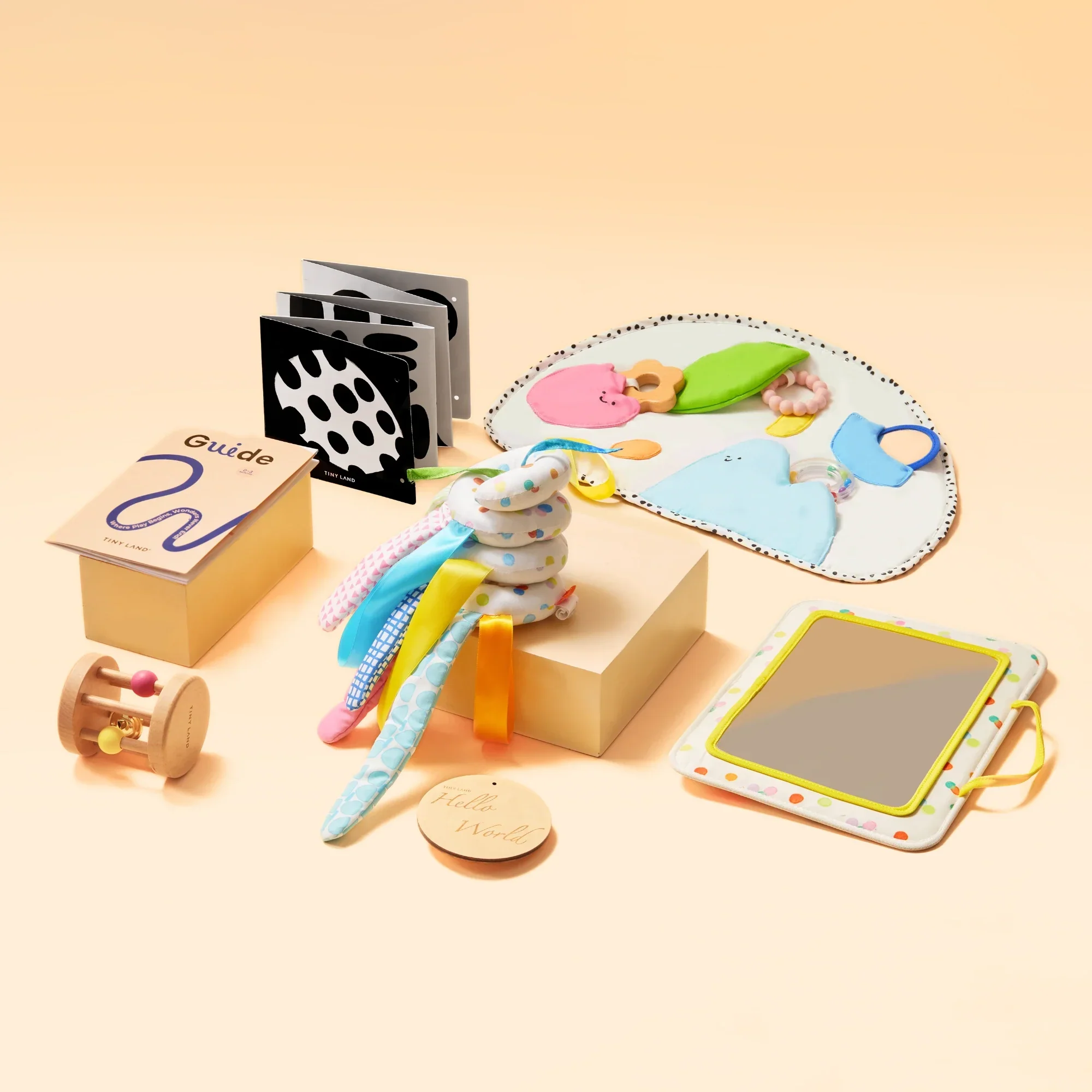 Tiny Land® Montessori Sensory Beginnings Baby Set(0–6 months) - Image 4
