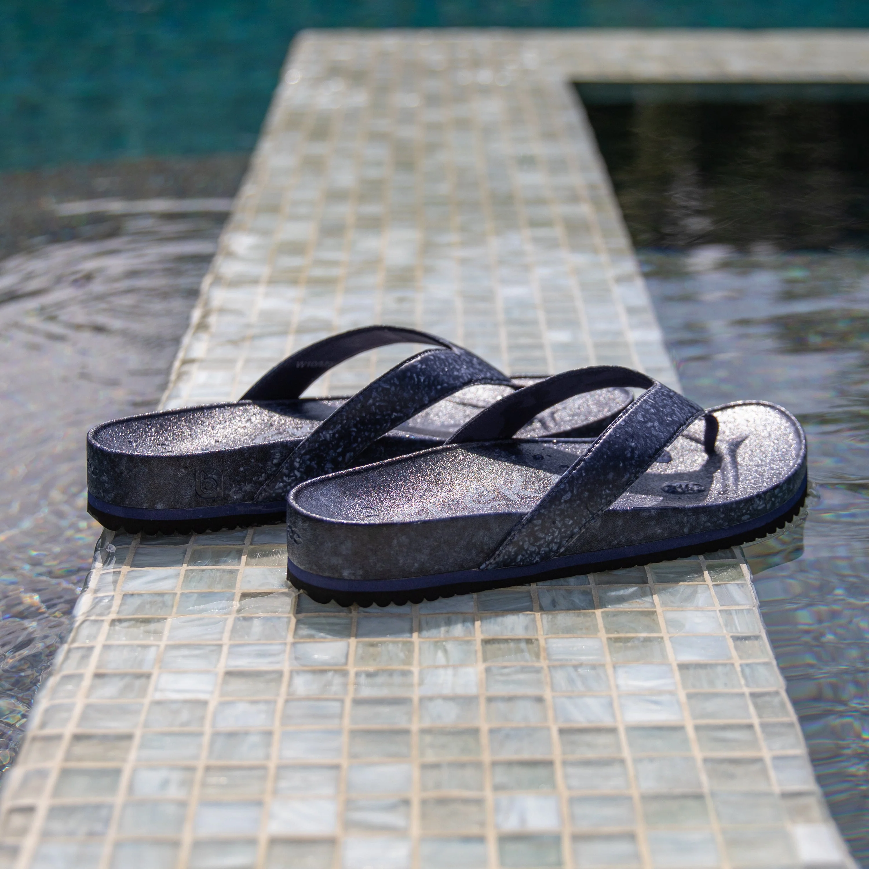 Fleks Unisex West Beach Flip Flop - Deep Blue Sea - Image 4