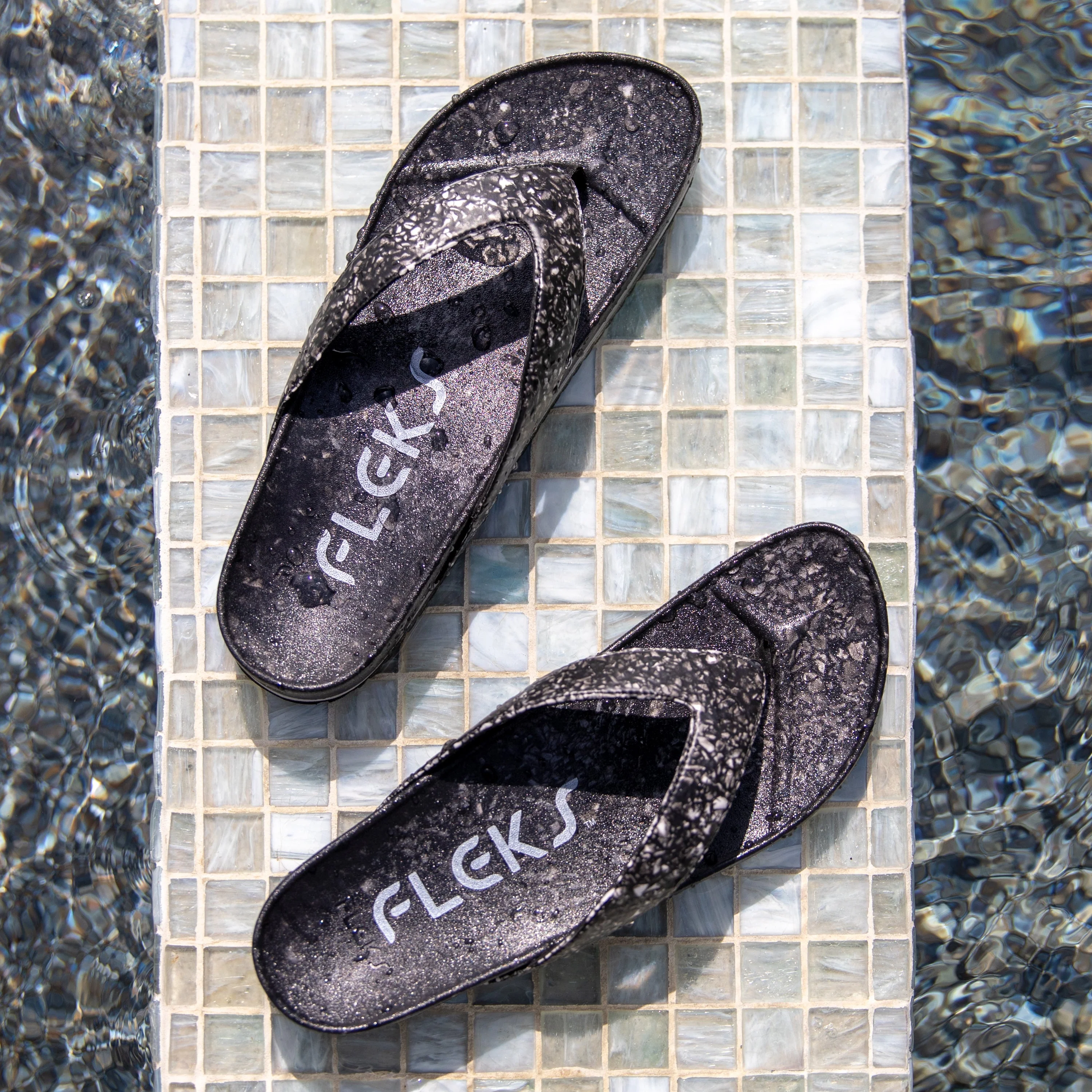 Fleks Unisex West Beach Flip Flop - Night - Image 2