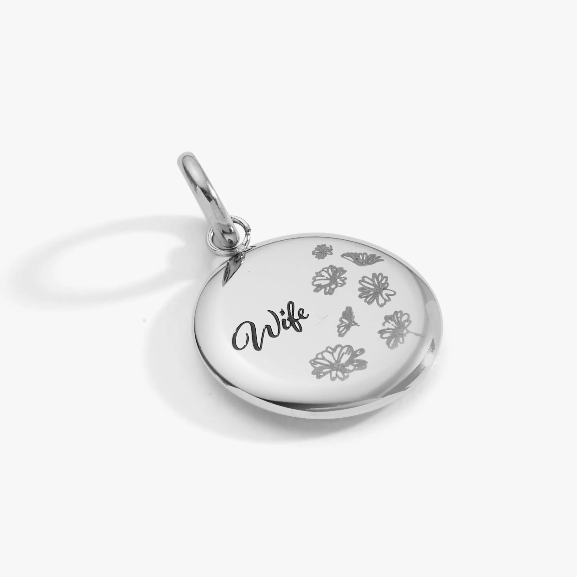 Wife Flower Disc Charm - Image 6